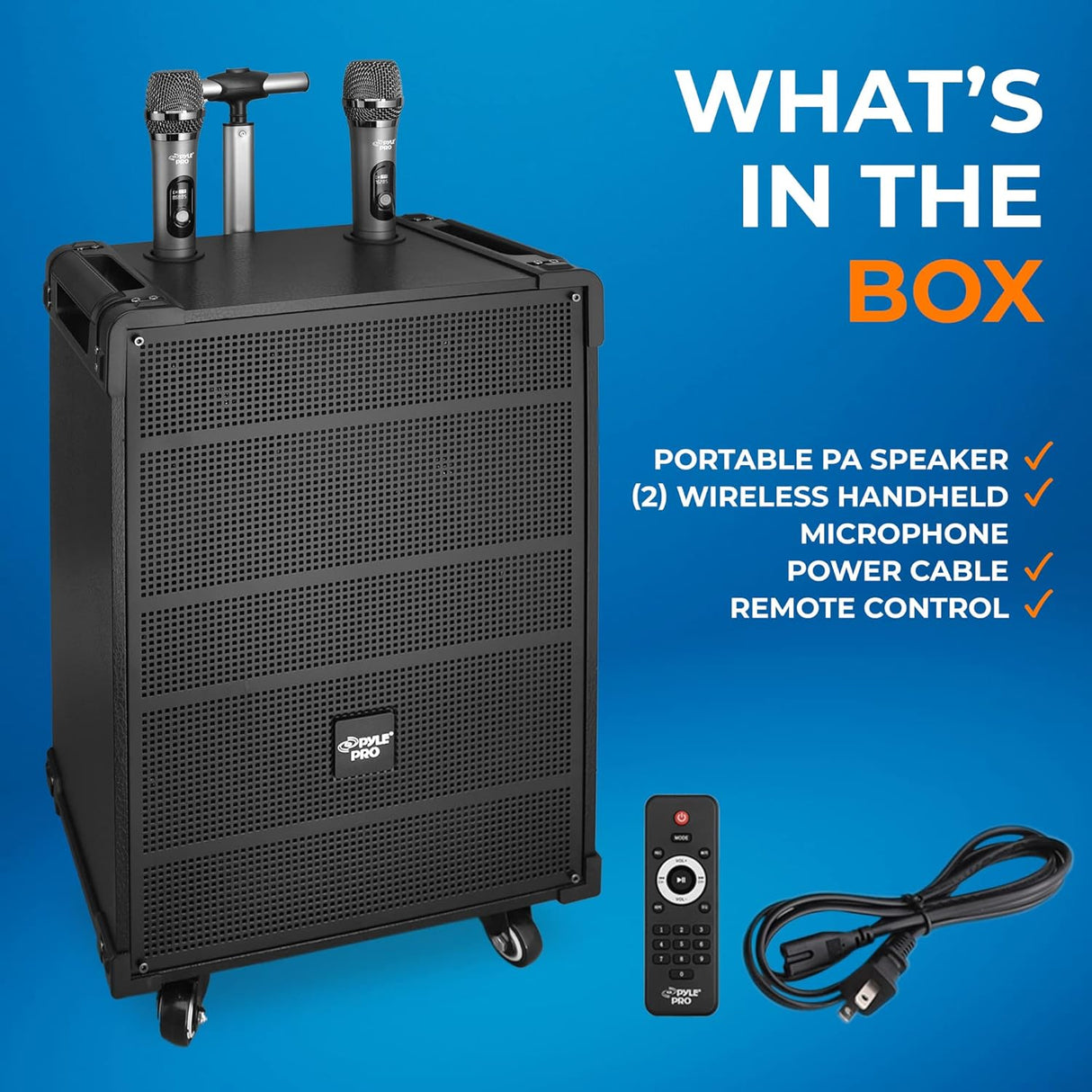 Parlantes Portátiles inalámbrico PYLE-PRO PWMA1299A