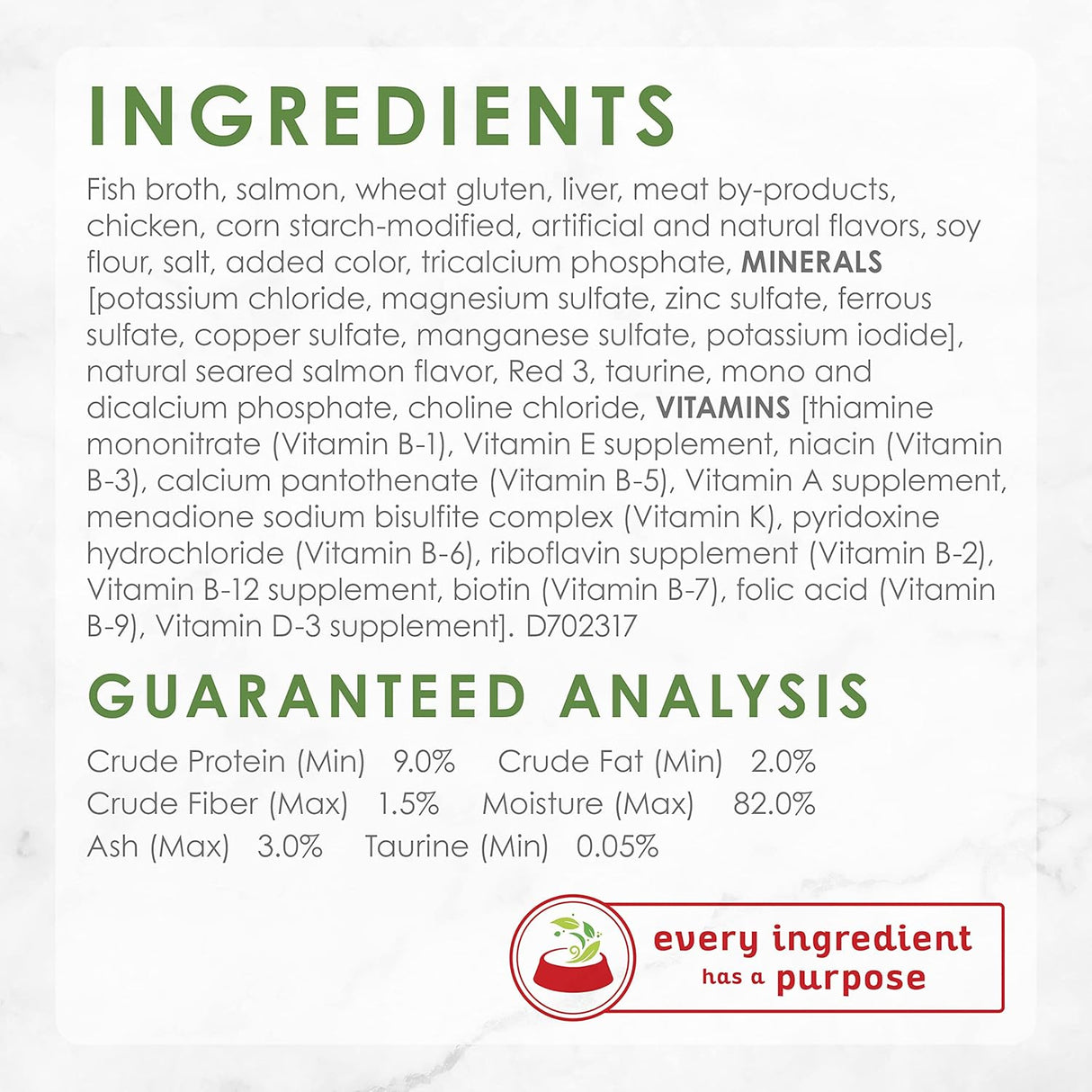 Alimento Comida húmeda enlatada para gatos adultos