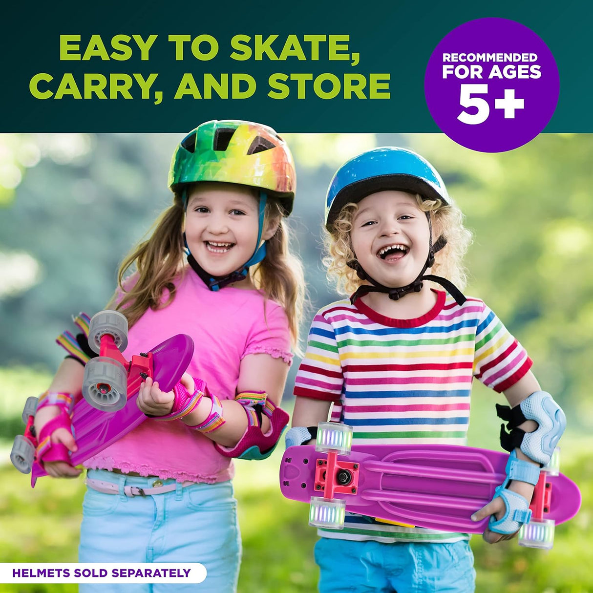 Skateboards o patineta lila Hurtle HCSK159