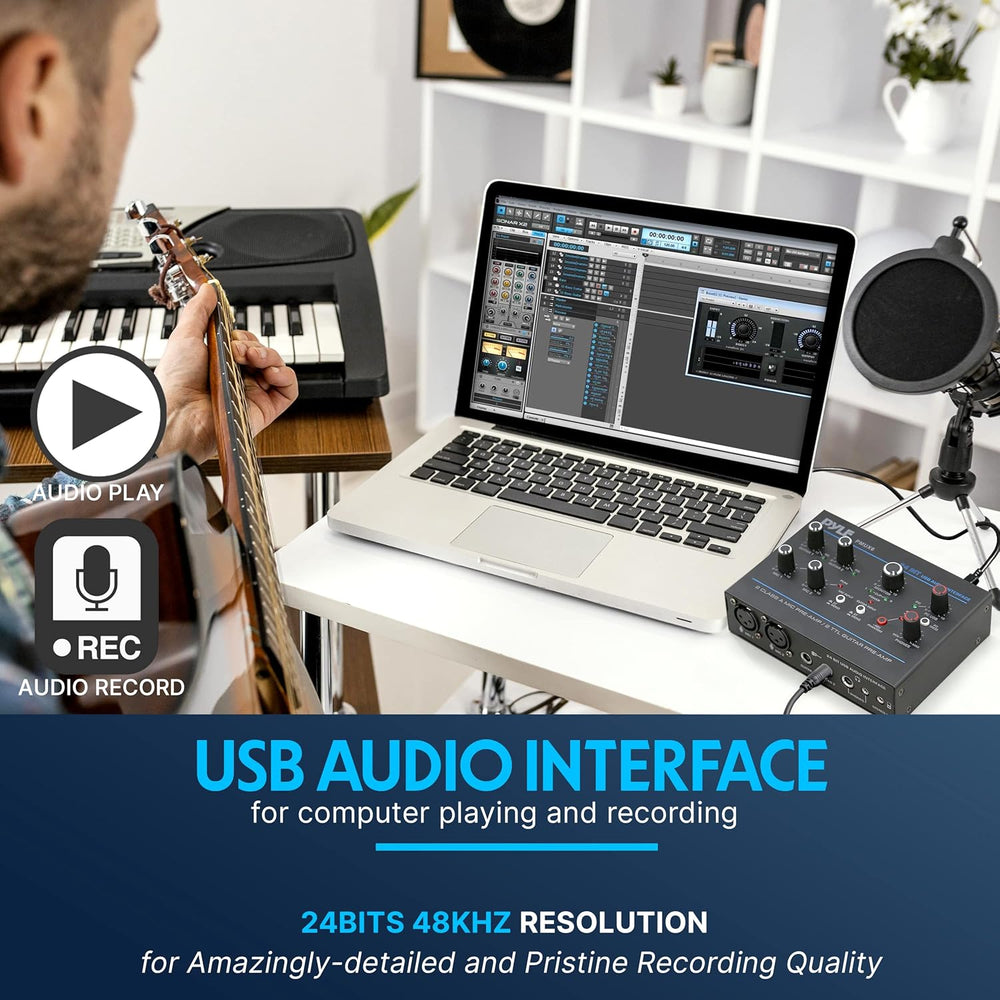Amplificadores Interfaz de audio USB profesional  PMUX6