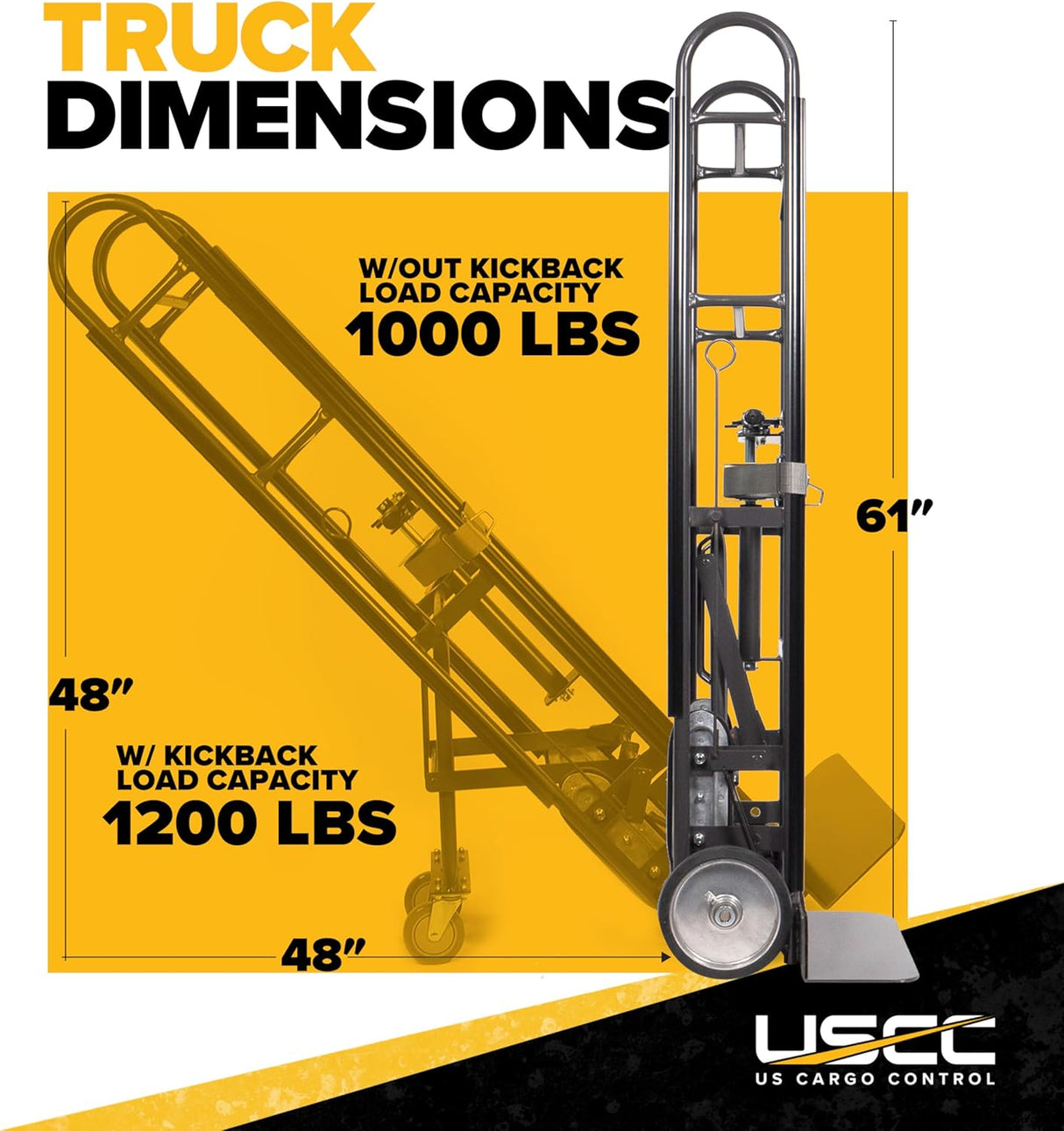 Carretilla para Electrodomésticos US Cargo Control, 1,200 LBS