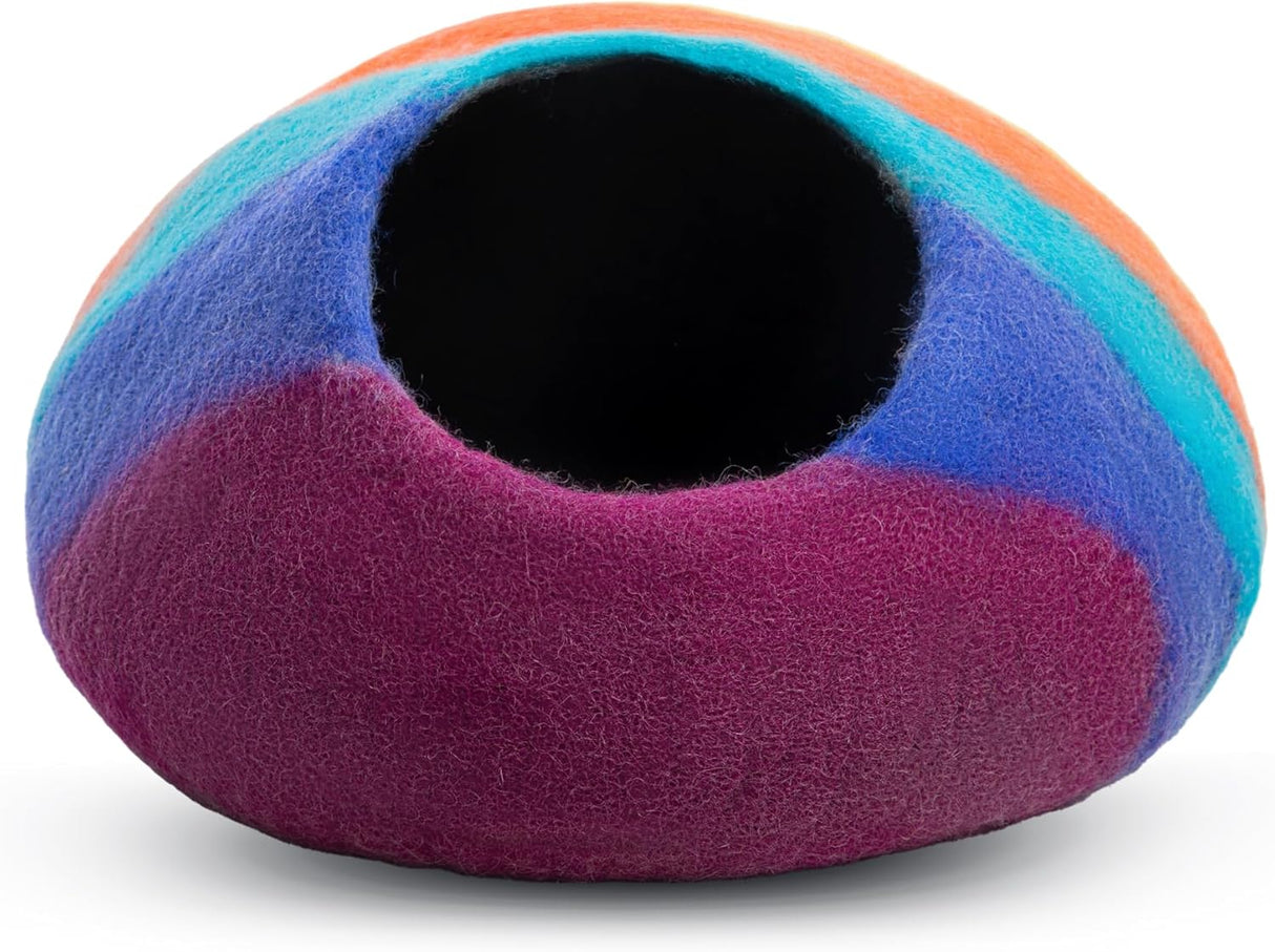 Cueva de Gato Premium de Woolygon - 100% Lana Merino, Plegable