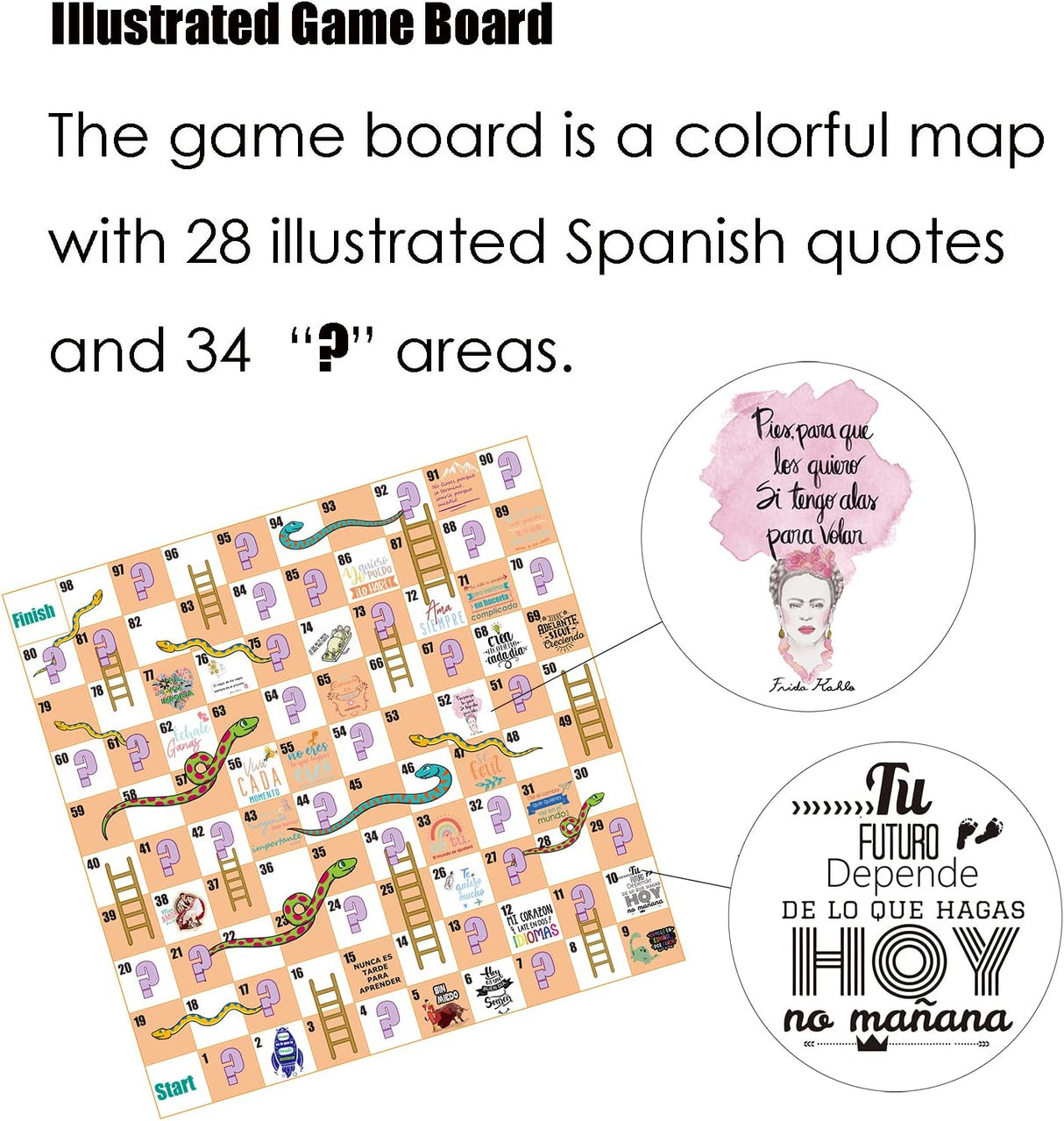 Juego de Mesa Conversacional Español 1step2dream - Niños