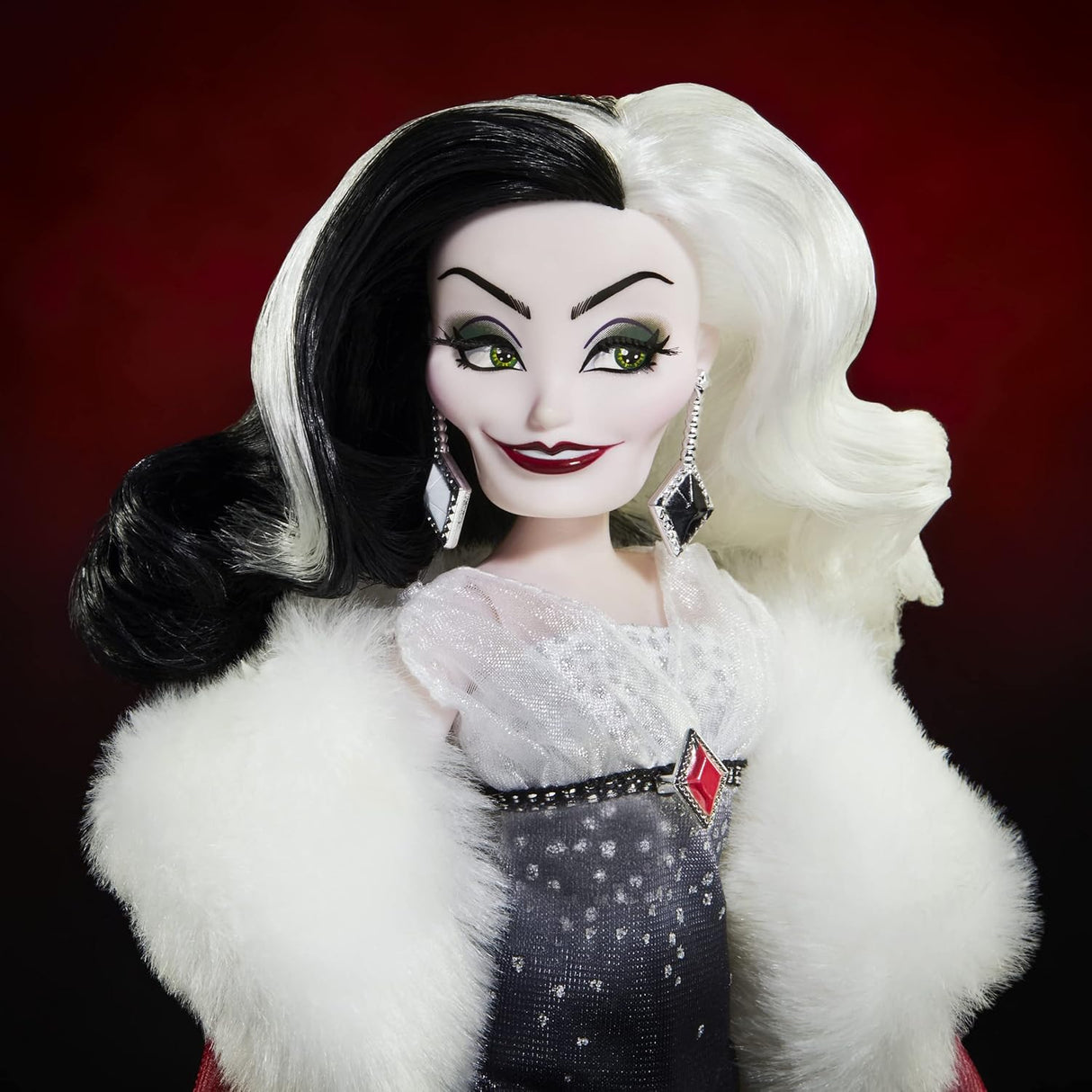Muñeca Cruella De Vil, Disney, estilo contemporáneo, colección.