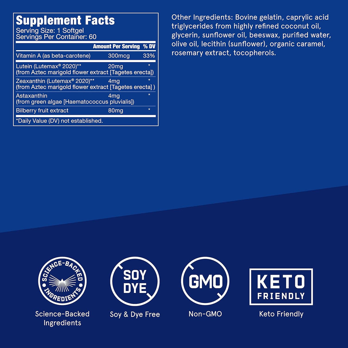 Suplementos Alimenticios antioxidantes en octano cerebral