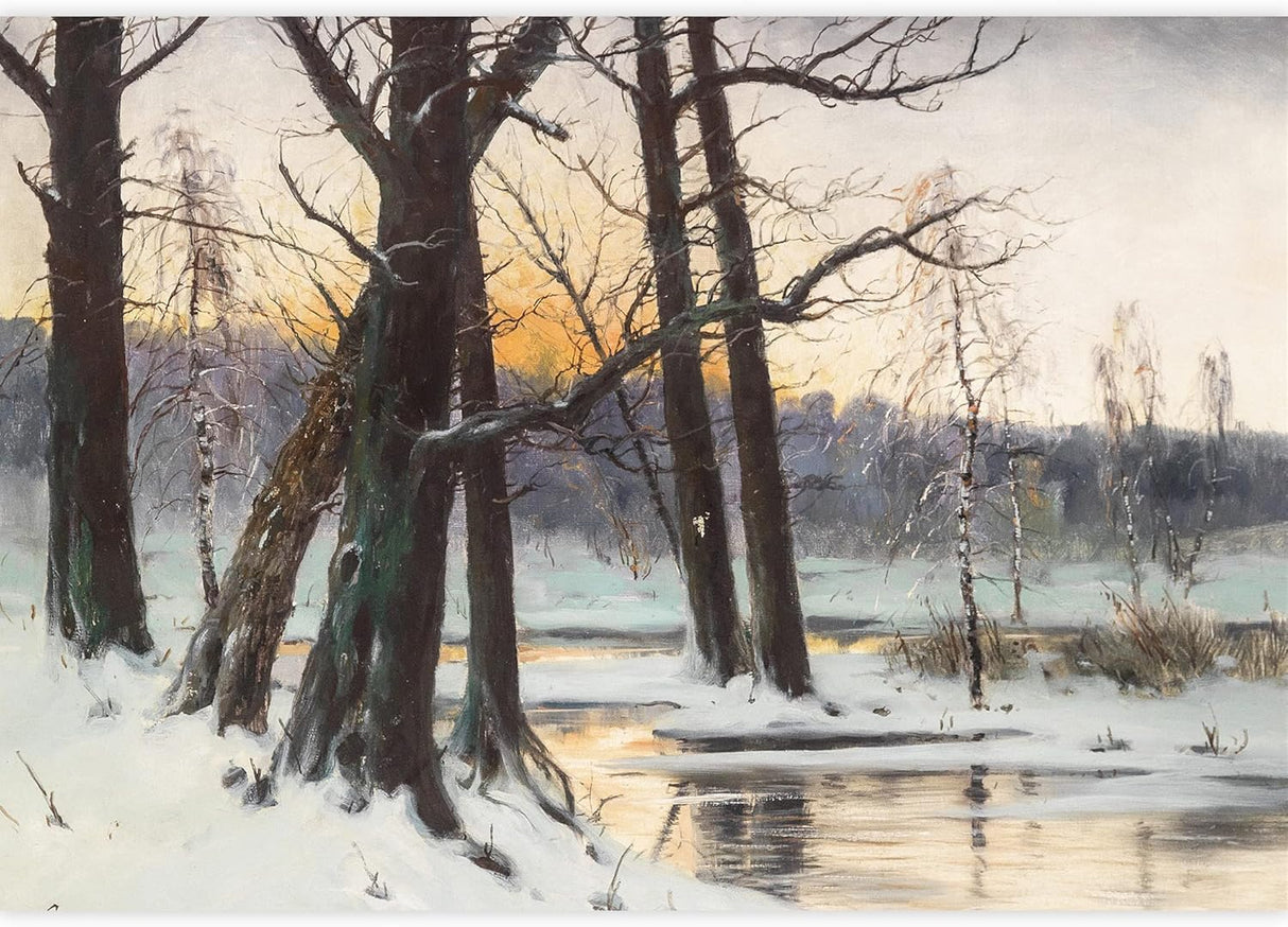 IDEA4WALL Adhesivo removible de pared/mural Ártico bosque