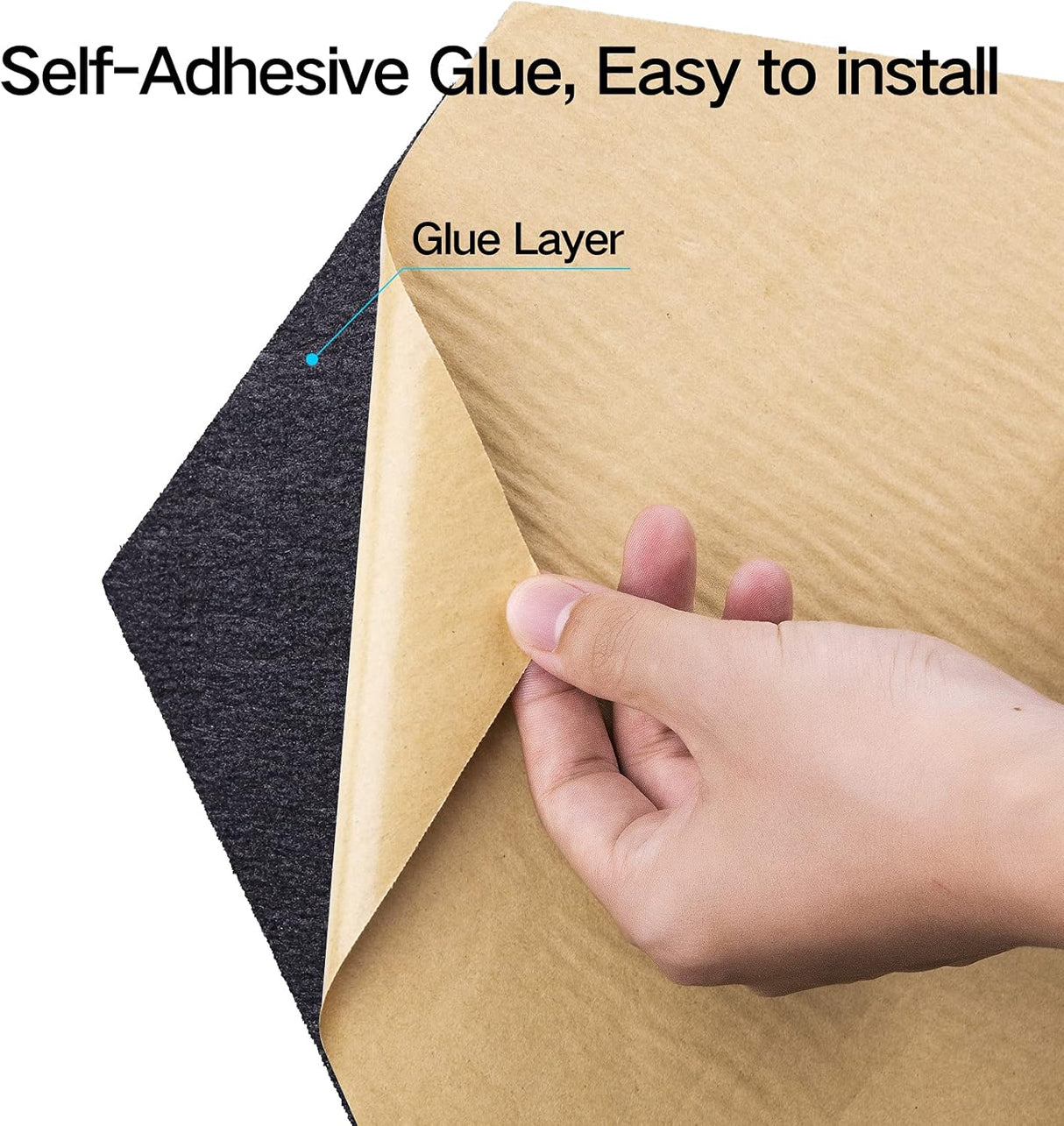 Paneles acústicos autoadhesivos 12 x 10 - Diseño hexagonal