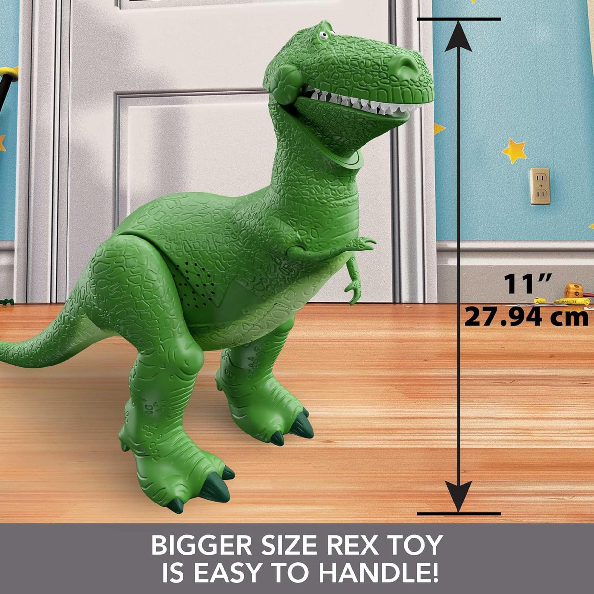 Figura Rex Habla Mattel Toy Story, 40+ Sonidos y Frases
