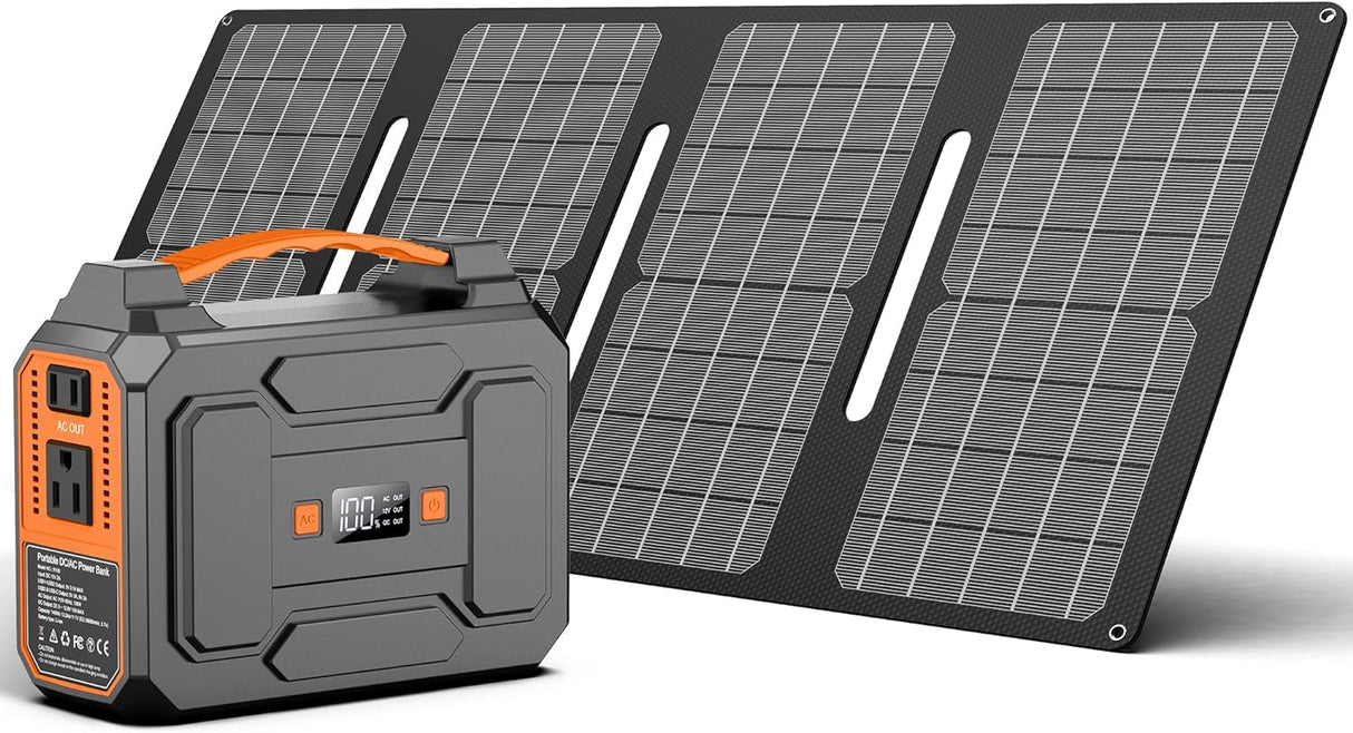 Generador Solar 200W Pico/100W, Estación de Energía Portátil