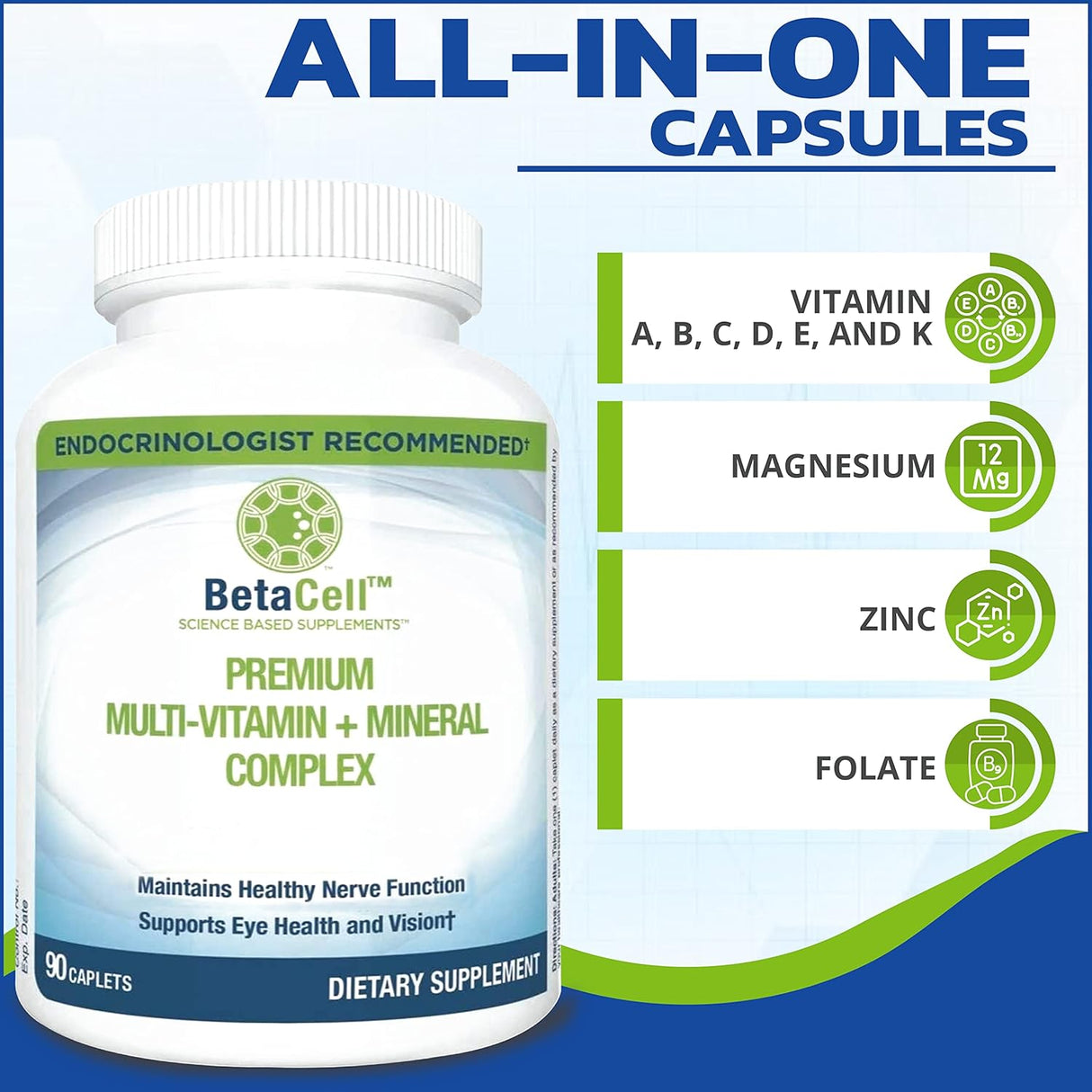 Complejo multivitamínico y mineral para hombres y mujeres