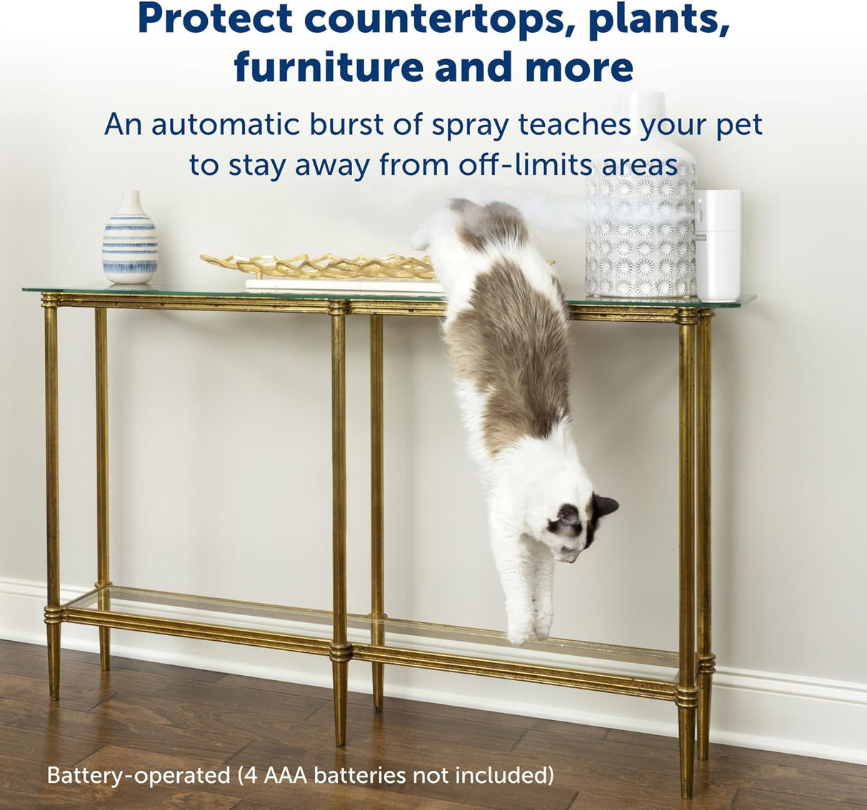 Disuasivo automático para mascotas spray disuasorio