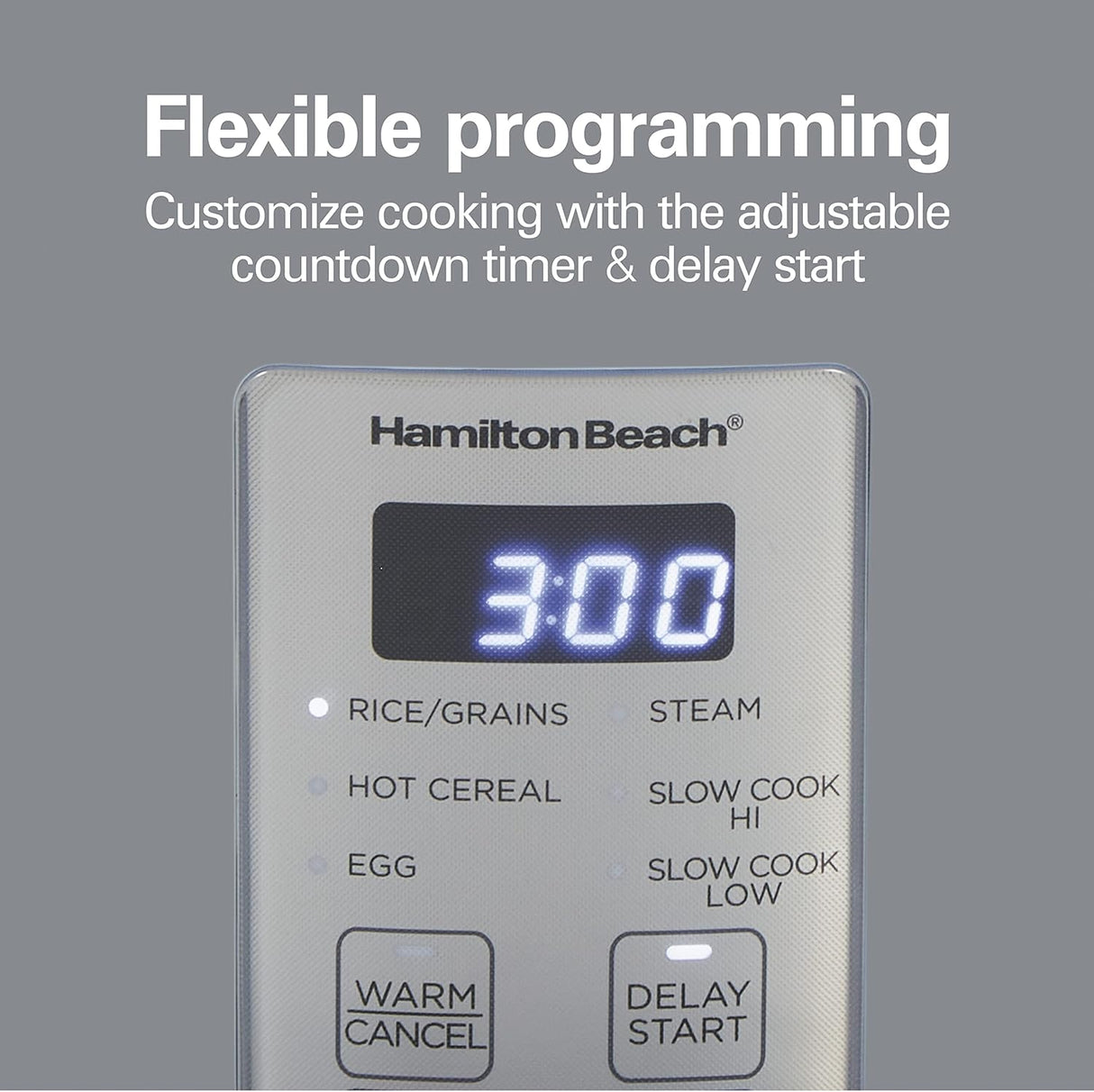 Arrocera Digital Hamilton Beach, 12 Tazas, Modelo 37561