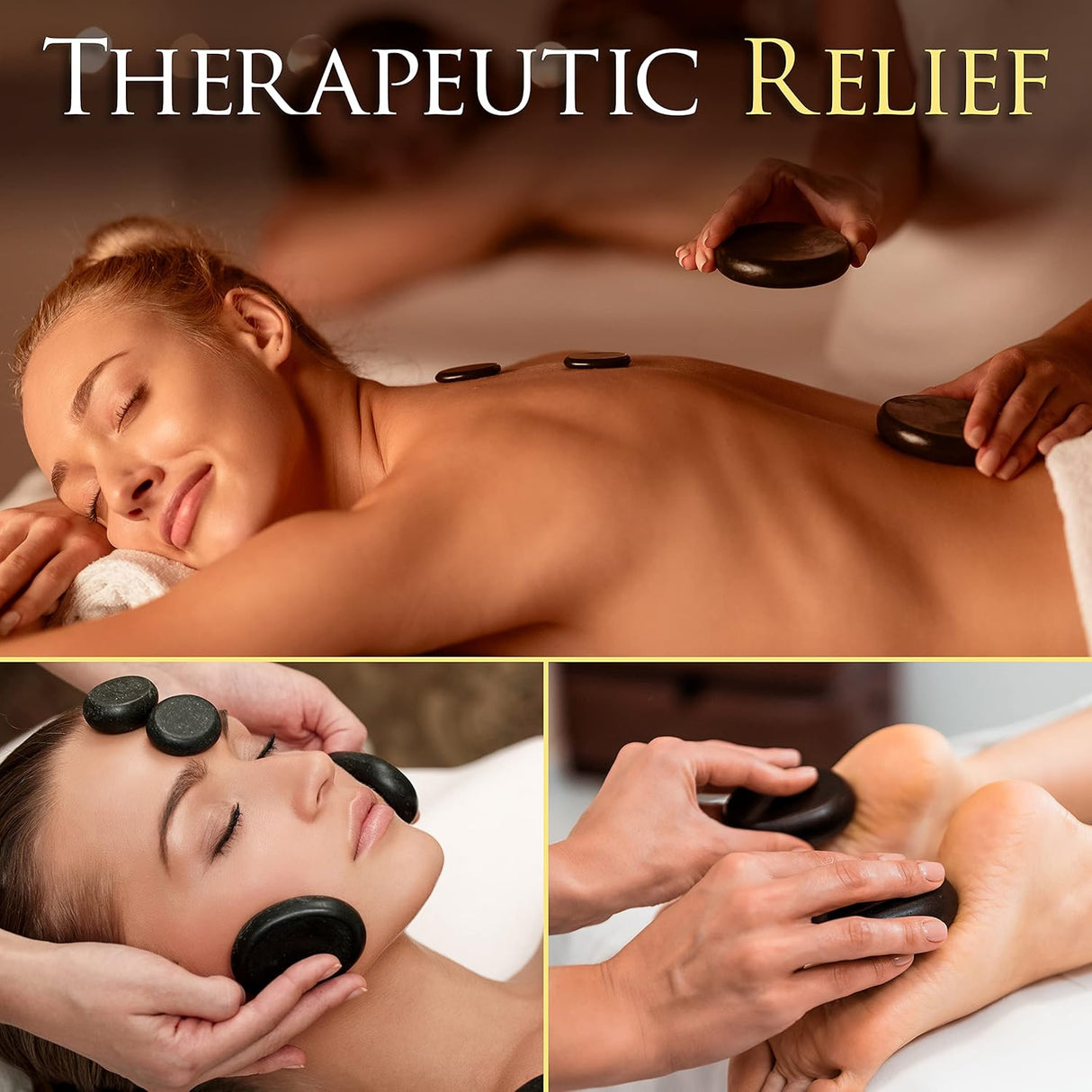 Piedras para Masajes portátil SERENELIFE PSLMSGST20