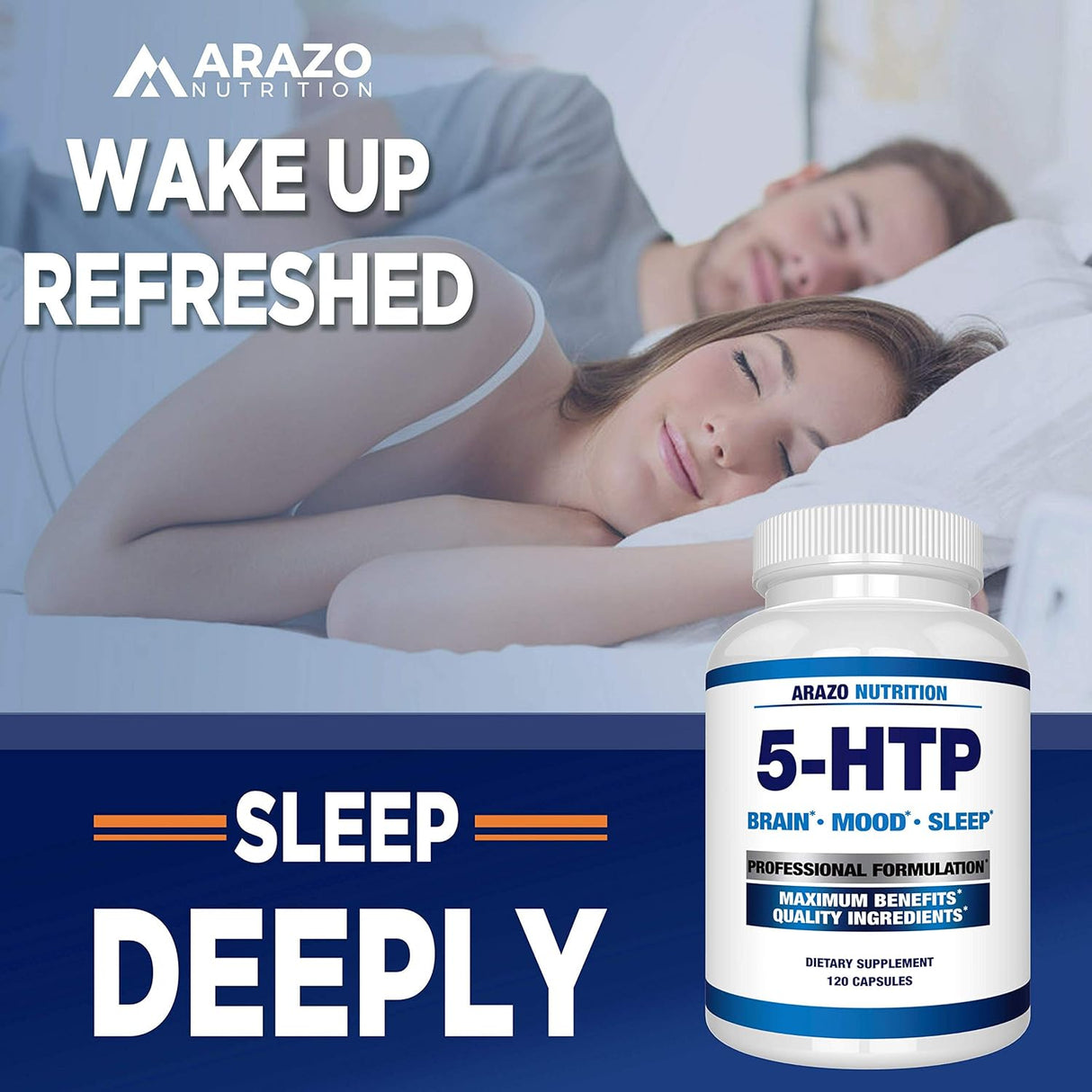 Suplementos Alimenticios 5-HTP 0.007 oz 120 cápsulas