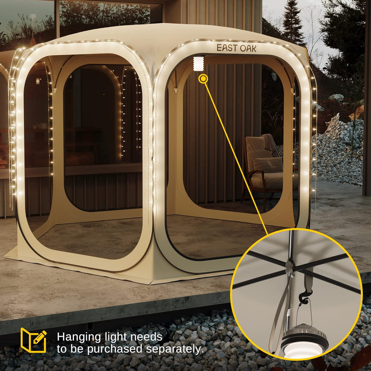 EAST Tienda de Pantalla EAST OAK 10x10 FT Portátil con Bolsa