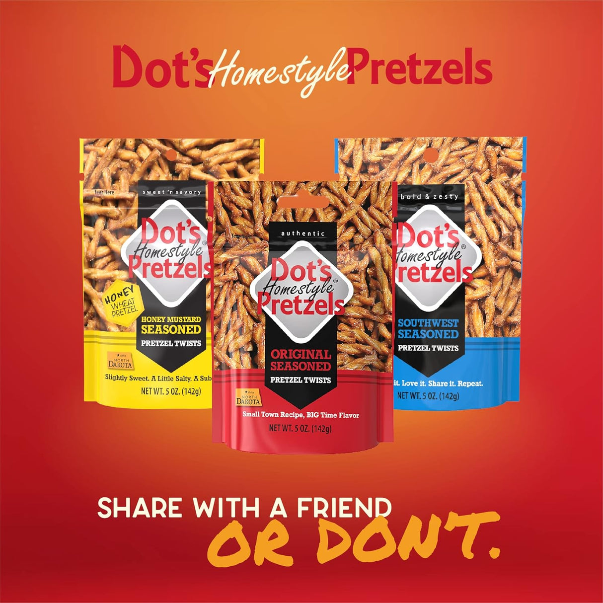 Pretzels Caseros Sazonados, Torsiones, Tamaño Snack, Pack Variado