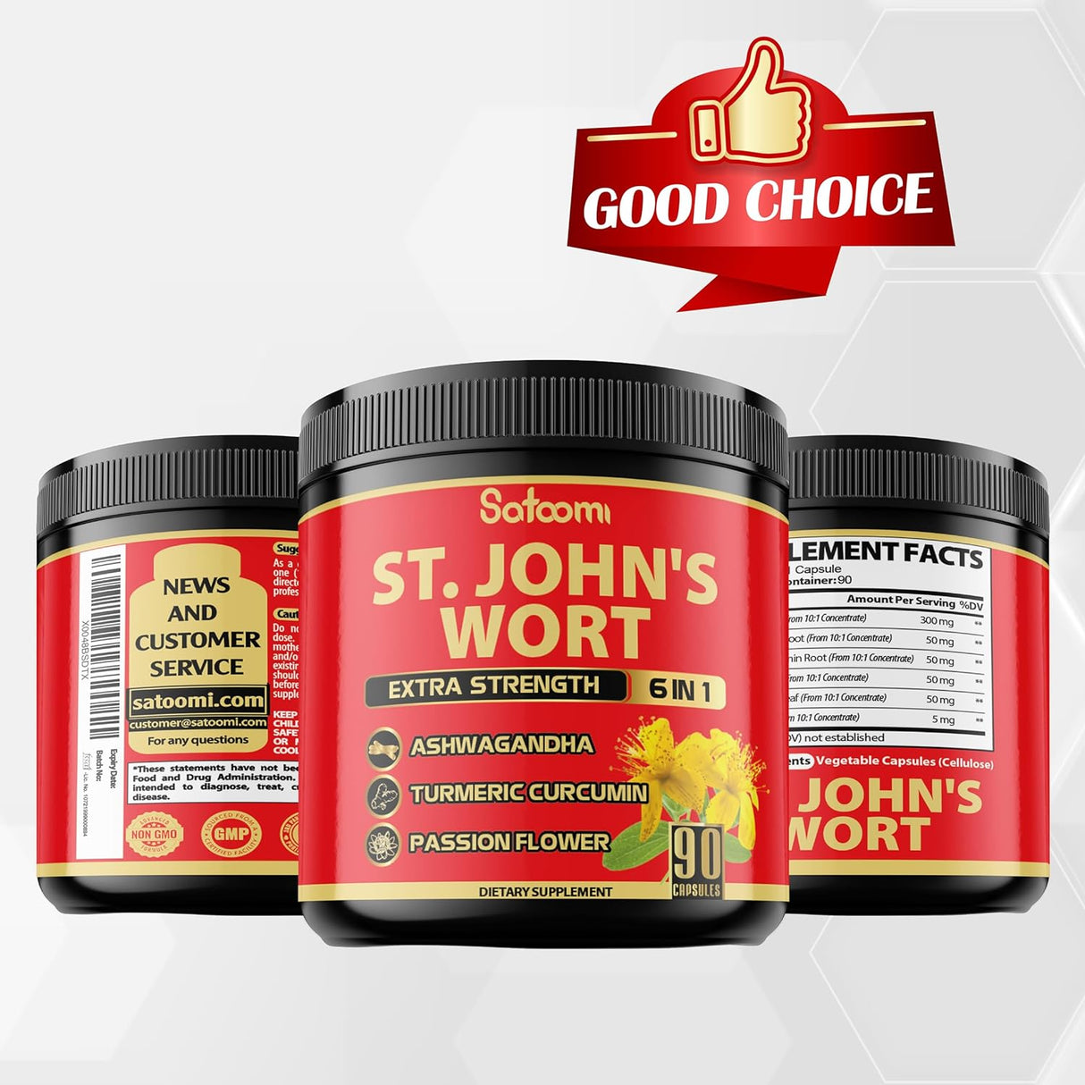 Suplemento Extracto de Hierba Ashwagandha Cúrcuma