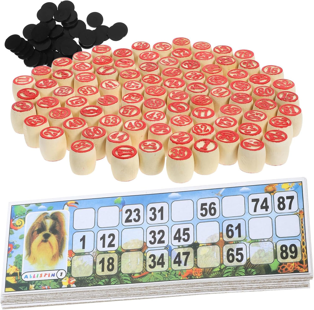 Juego de Bingo Ruso UPKOCH - Diversión para Adultos, Lotería