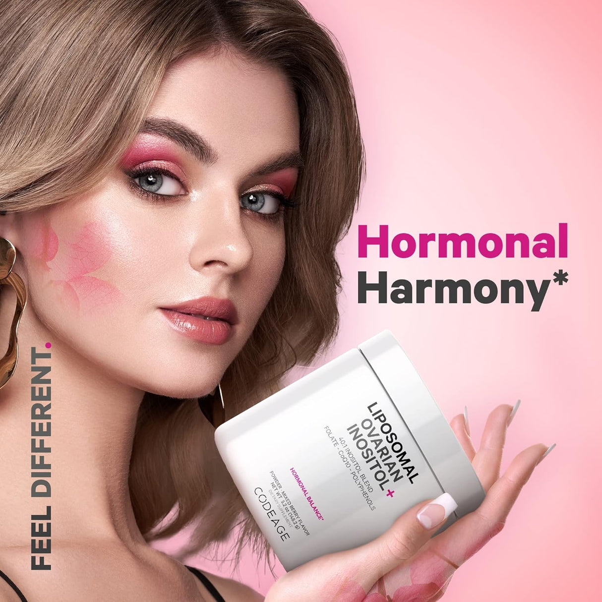 Suplementos en polvo de inositol ovárico liposomal sin OMG