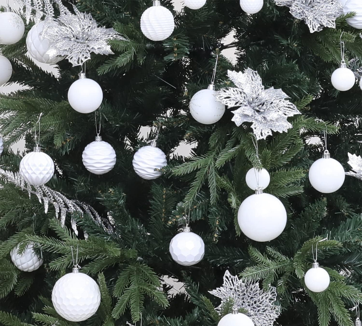 Adornos Navideños 36pcs Shatterproof - Decoración Árbol 6 Estilos