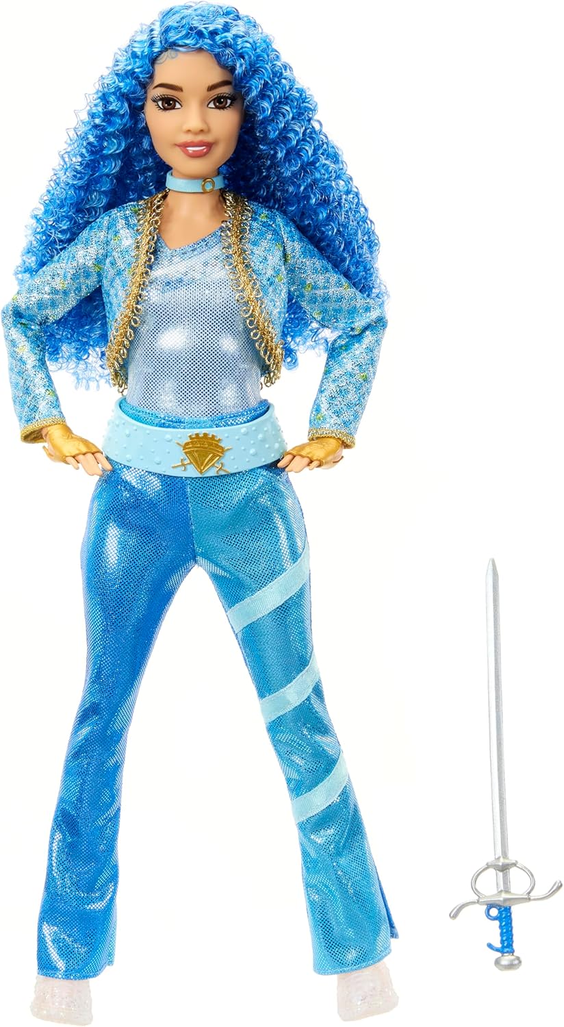 Muñeca de moda Descendants, Mattel, accesorios y espada, Chloe