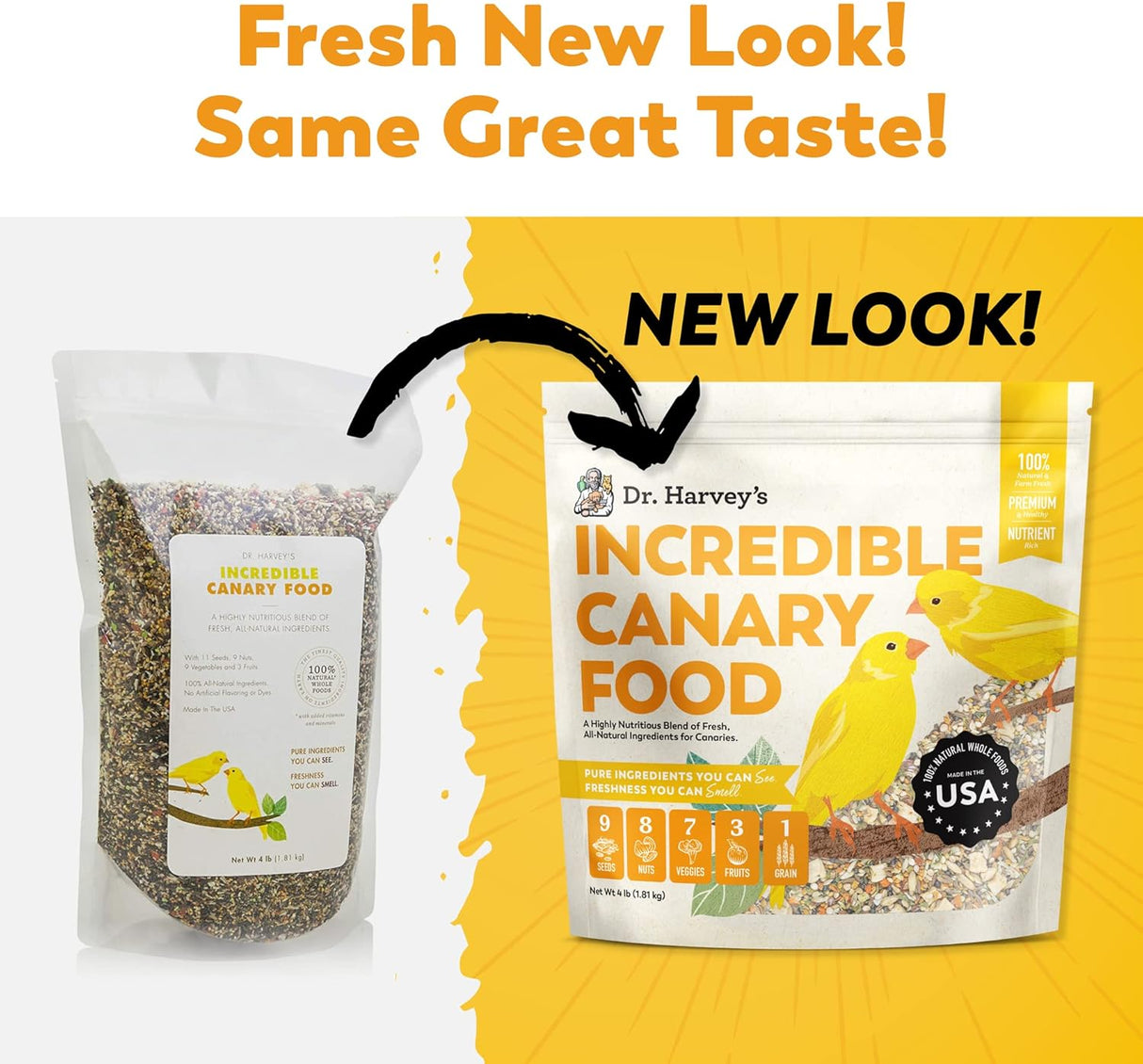 Dr. Harvey's Increíble mezcla canaria alimento natural