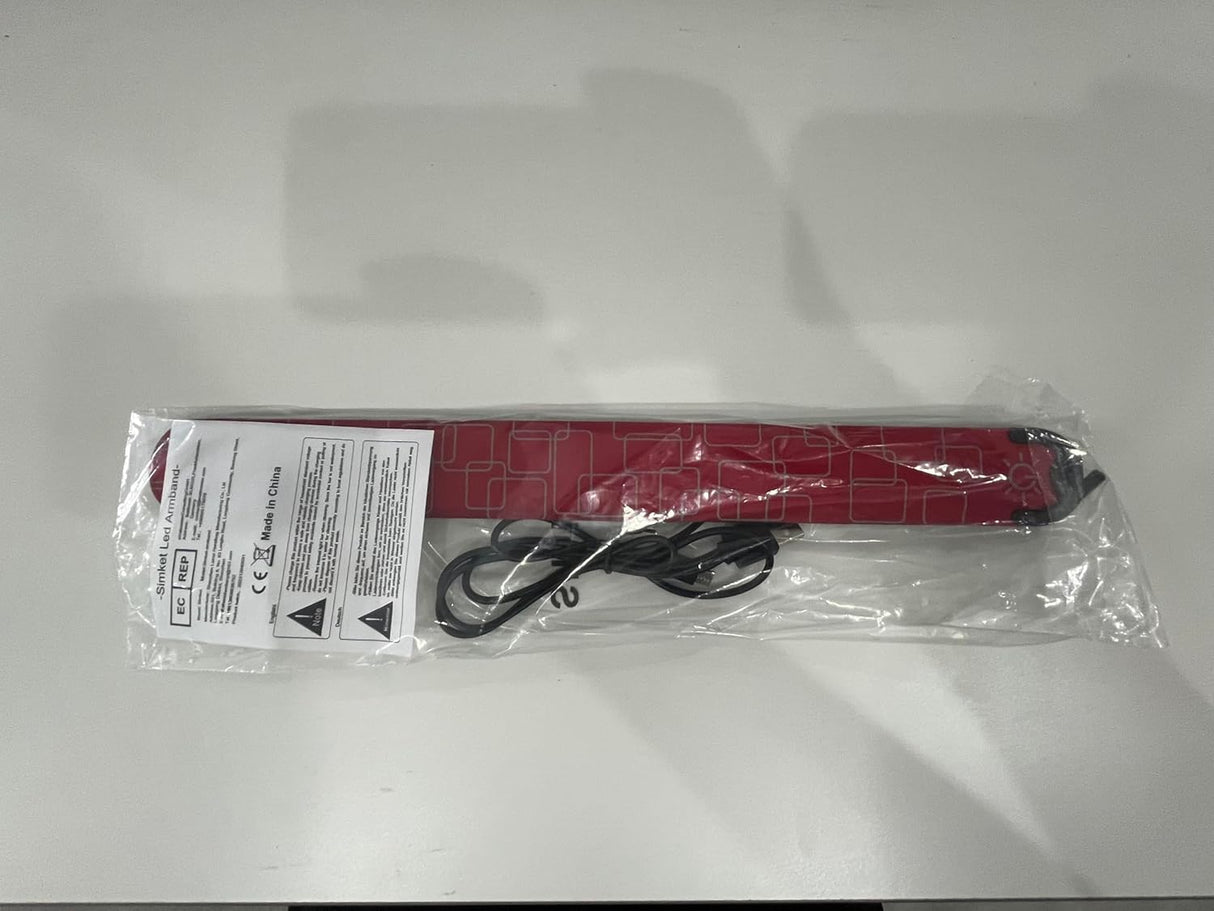 Brazalete LED Recargable para Correr con Alta Visibilidad