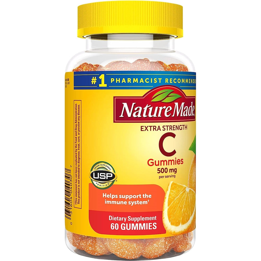 Suplemento Dosis extra fuerte de vitamina C 500 mg 60 gomita