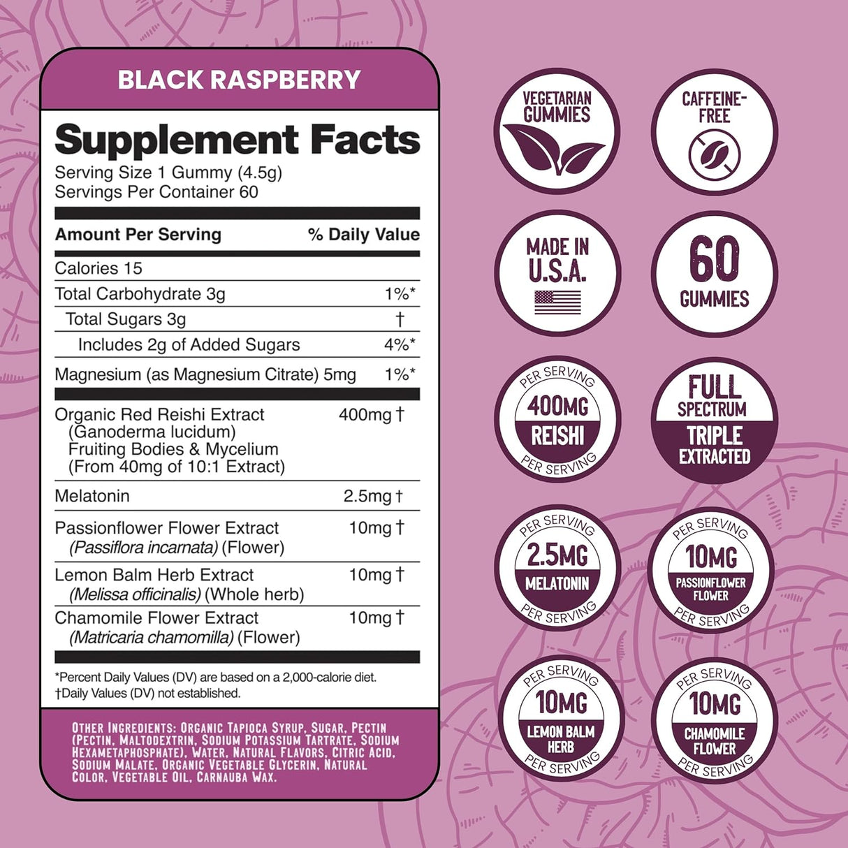 Tspacious Sleep Reishi - Gomitas de sueño reparador