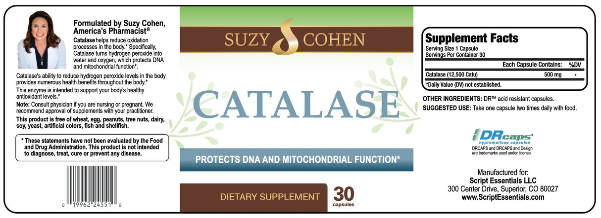 Catalase 500mg Antioxidante