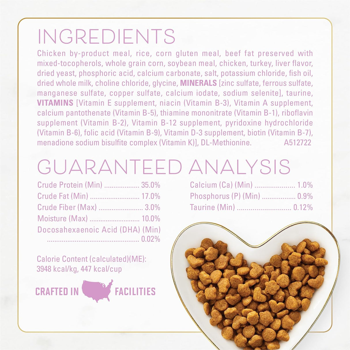 Purina Fancy Feast Gatito con pollo sabroso y pavo Gatito Alimento seco - Bolsa de 3 libras