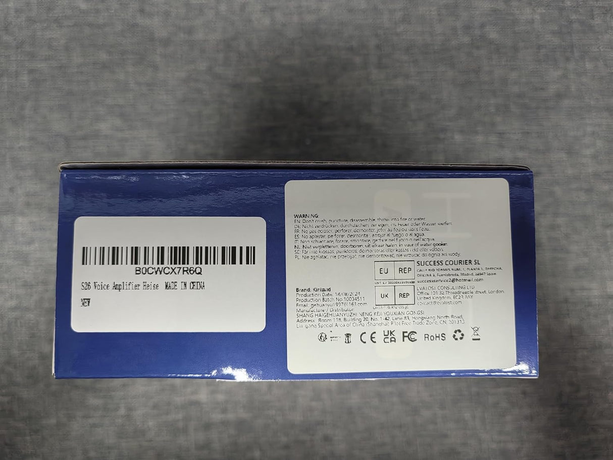 Amplificador de Voz Portátil, 2400mAh, Sistema PA para Profesores