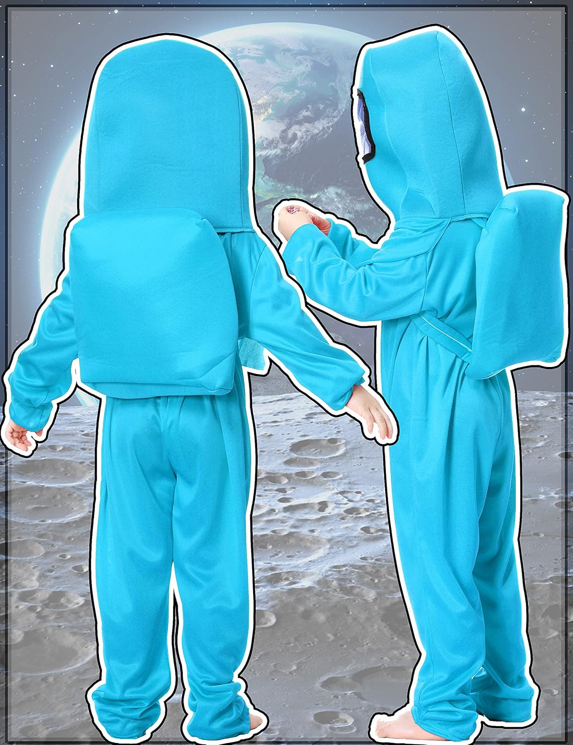 Disfraces de astronauta para niños talla S azul