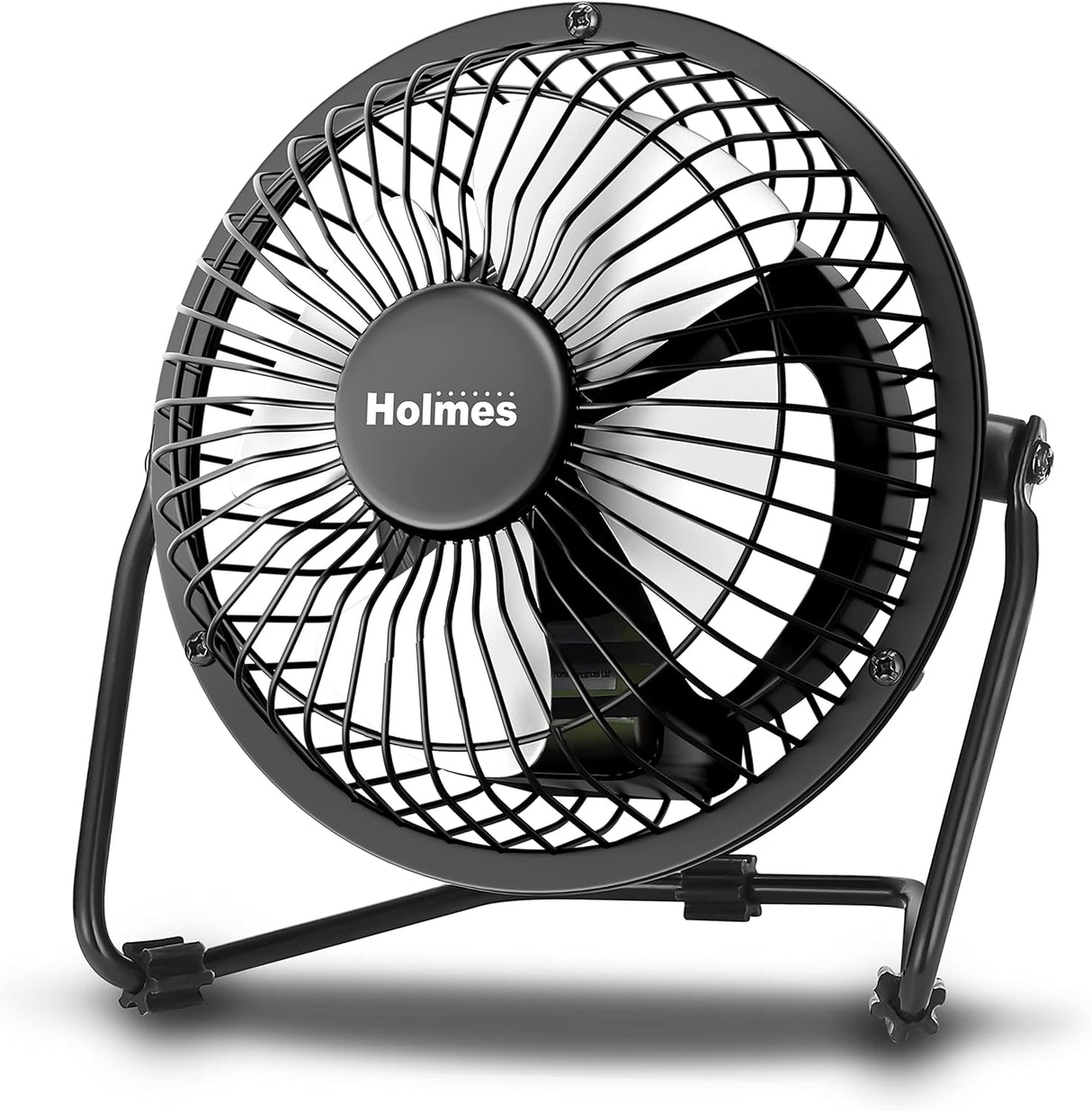 HOLMES Ventilador de Escritorio Mini 4 Alta Velocidad, 4 Aspas