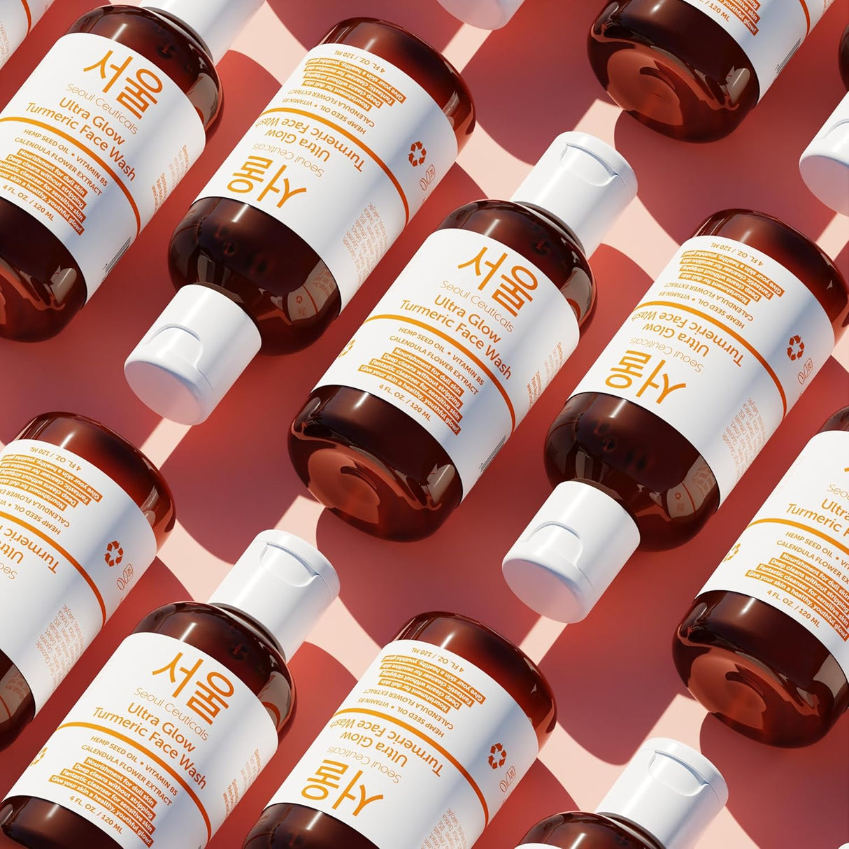 Limpiador Facial Coreano con Cúrcuma Vegano y Libre de Crueldad