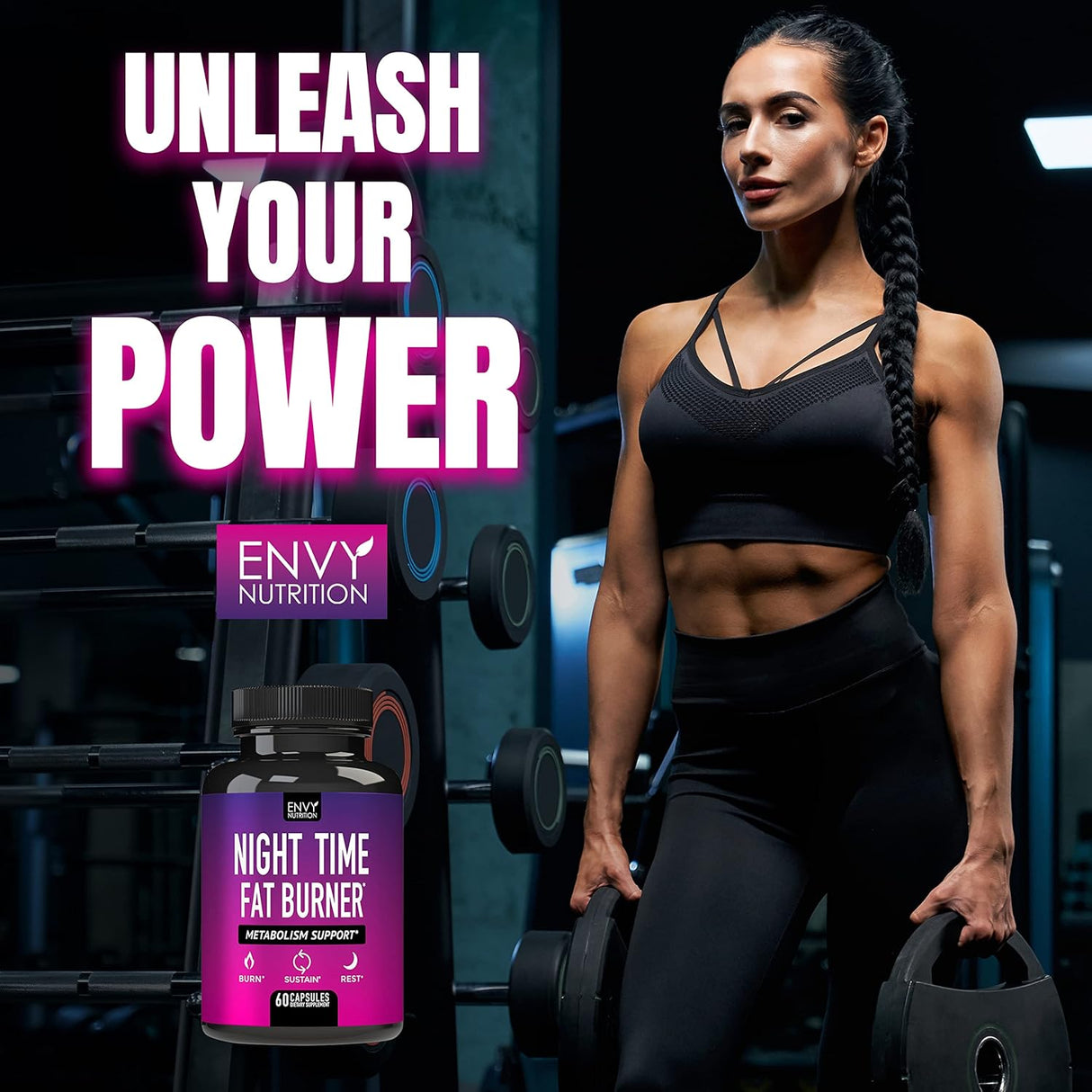 Suplementos Quemador de grasa nocturno Apoyo al metabolismo