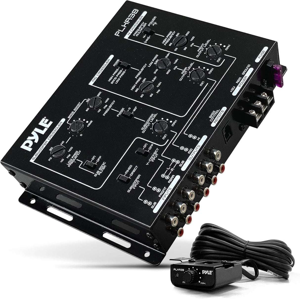 Ecualizador de audio electrónico de 3 vías PYLE PLXR3B