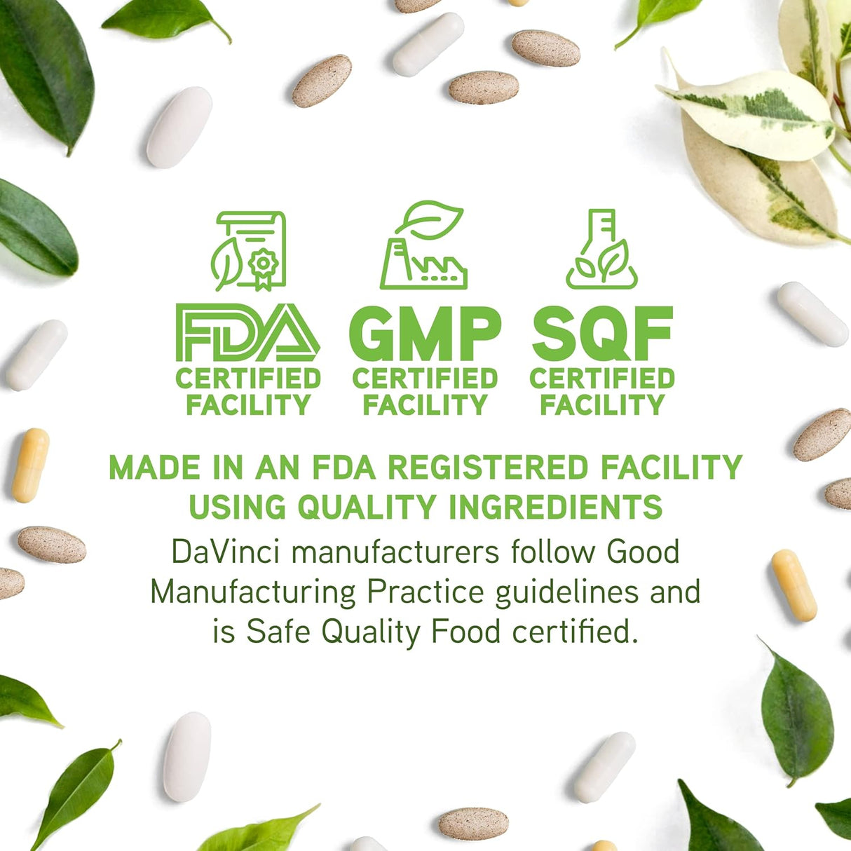 Suplemento dietético para mantener la función visual DAVINCI