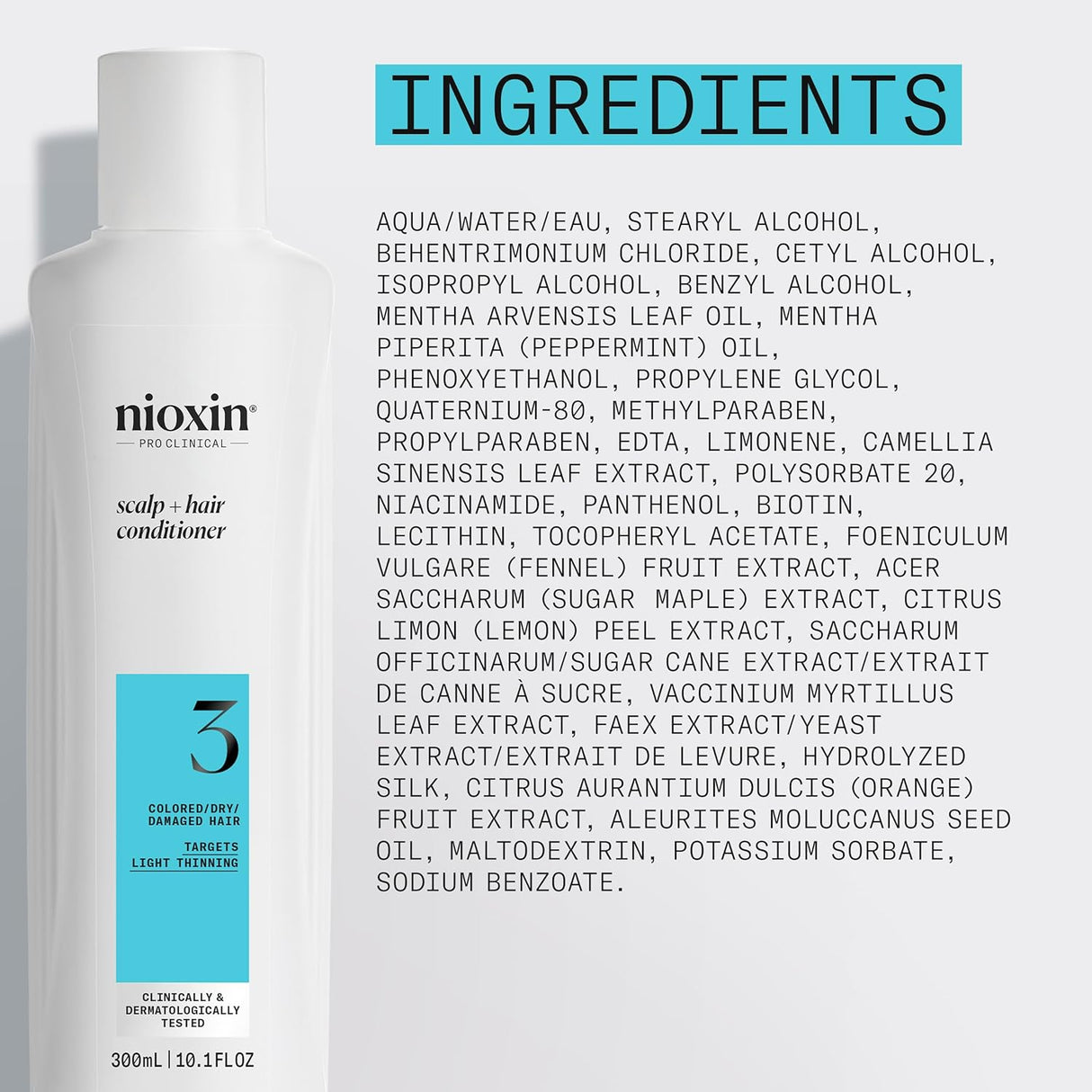 Acondicionador Engrosador para Cabello Dañado con Adelgazamiento - System 3