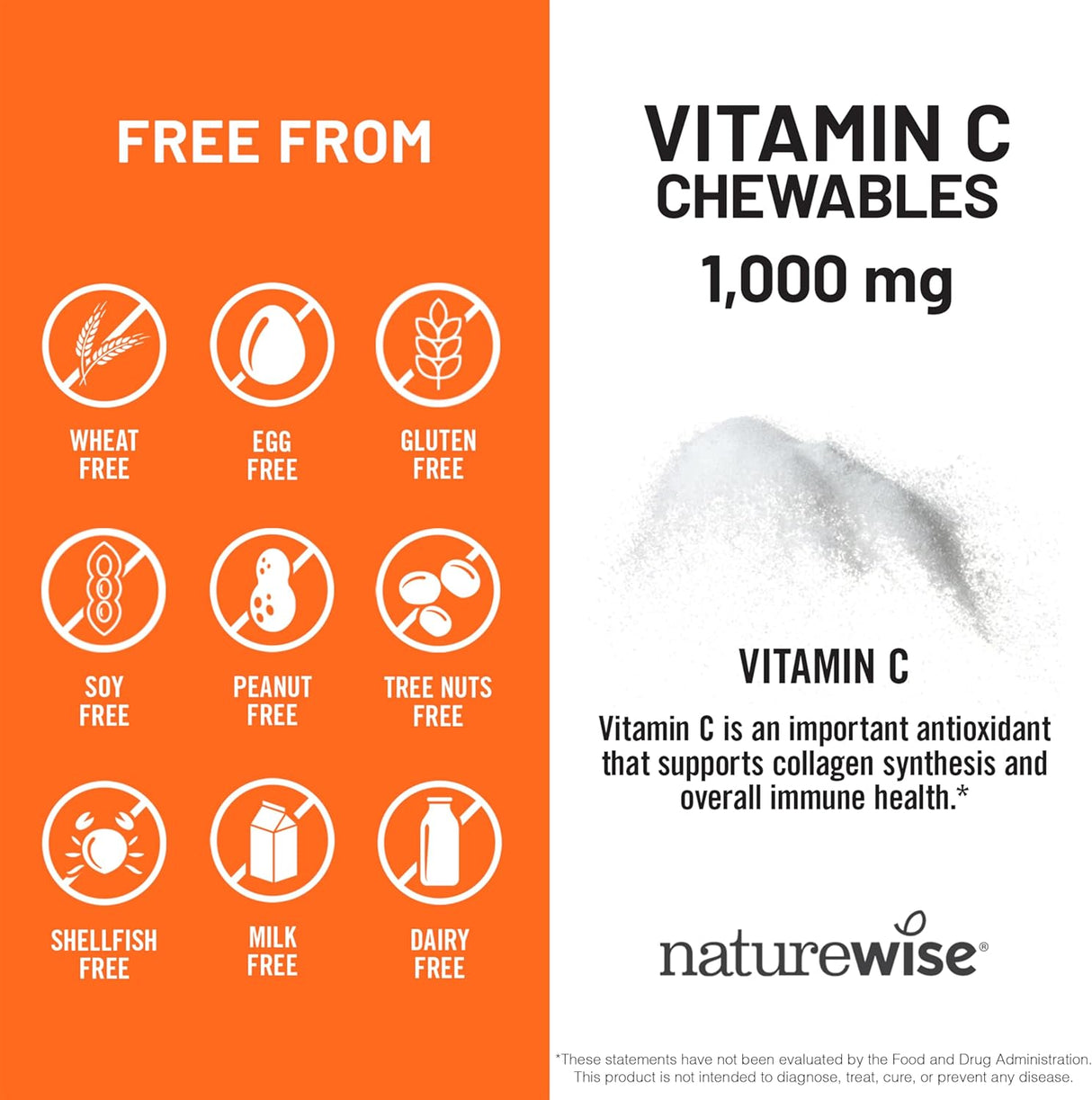 VitaminaC Extra Fuerte Natural Naranja NatureWise 90Tablets