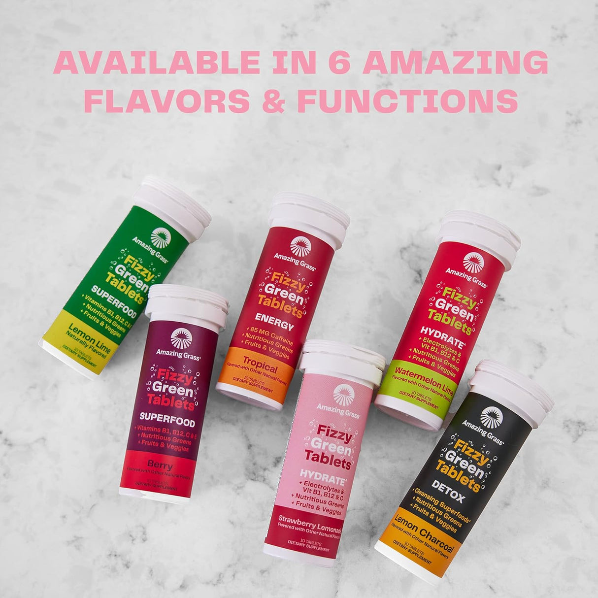 Suplemento Amazing Grass Tabletas efervescentes
