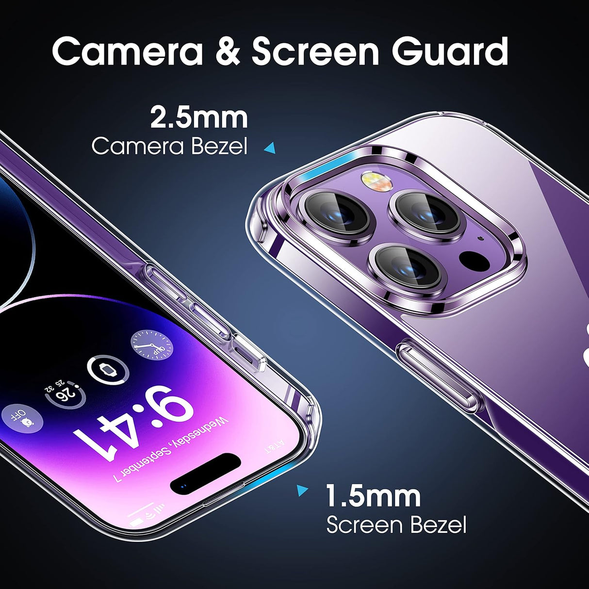 Funda transparente celular protectora a prueba de golpes