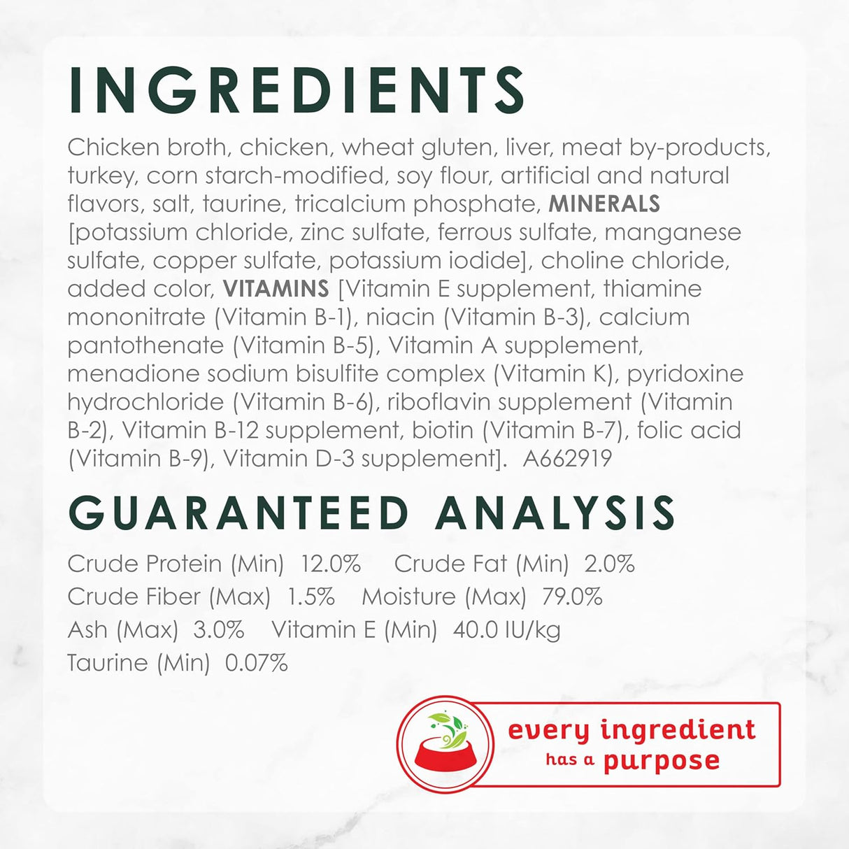 Alimento para Gato húmeda Pack of 24 3 Ounce