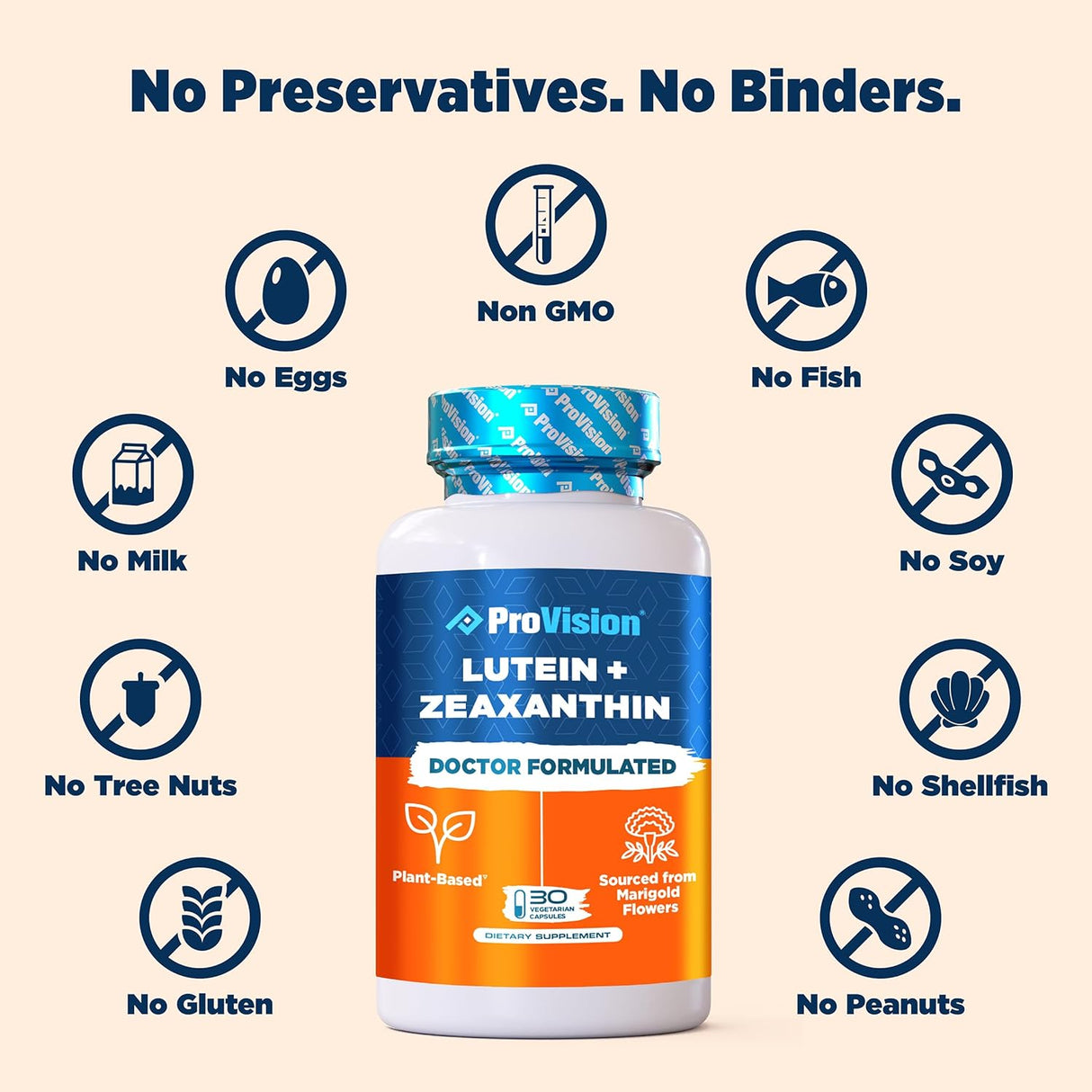 ProVision Suplementos de luteína y zeaxantina oculares 30und