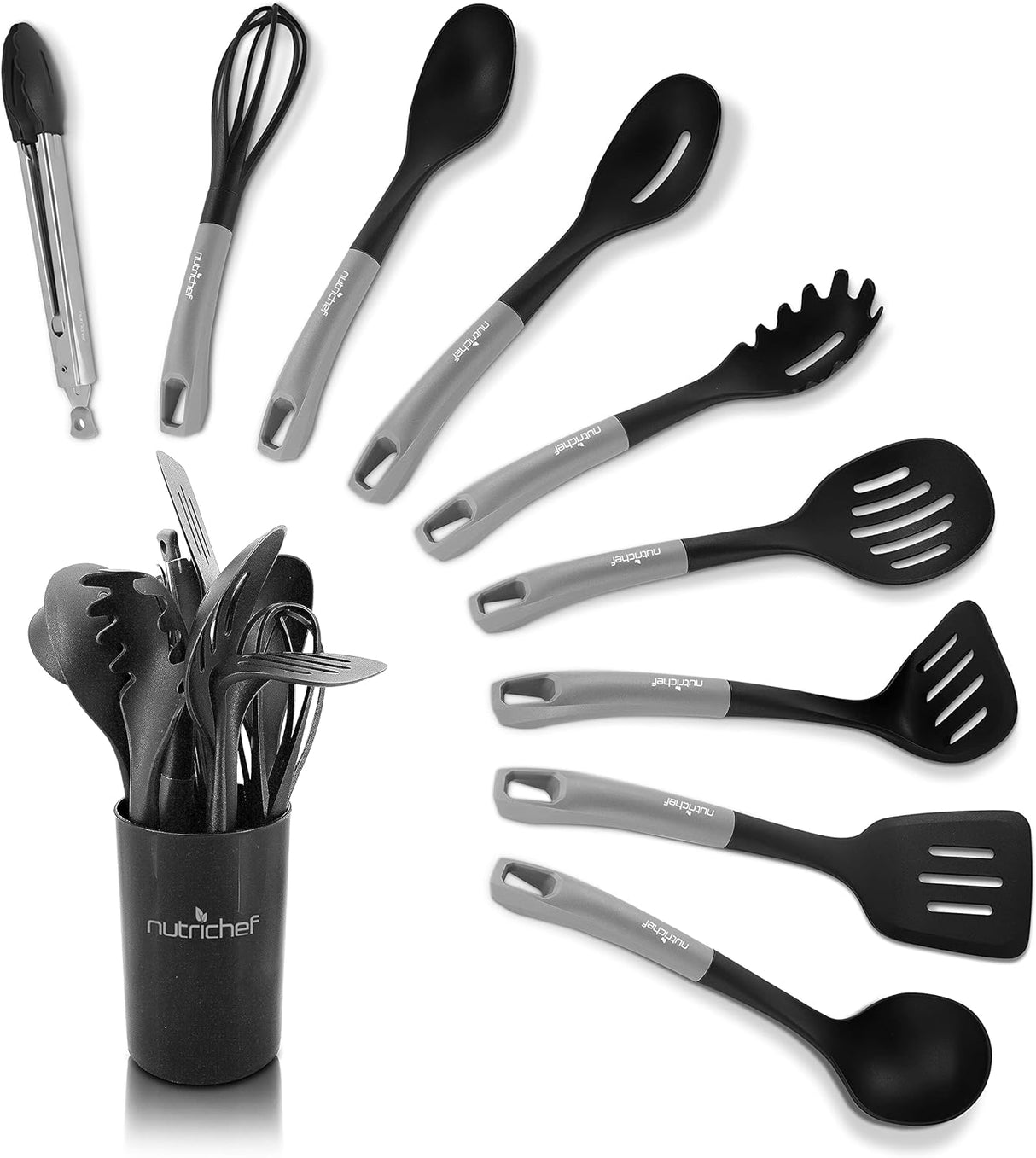 Cucharones Juego de 10 utensilios NUTRICHEF NCUTL10GD