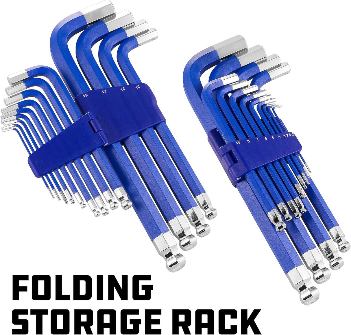 Juego de Llaves Hexagonales Powerbuilt 13 Piezas 2mm-19mm - 941642