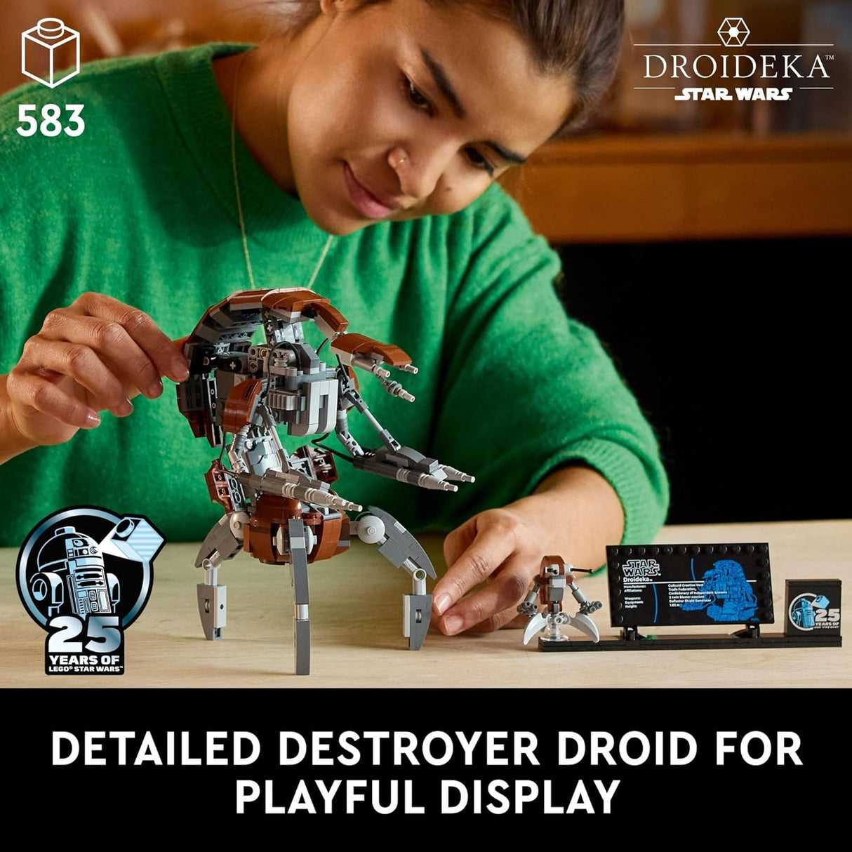 Figura Coleccionable de Droideka de Star Wars para Exhibir