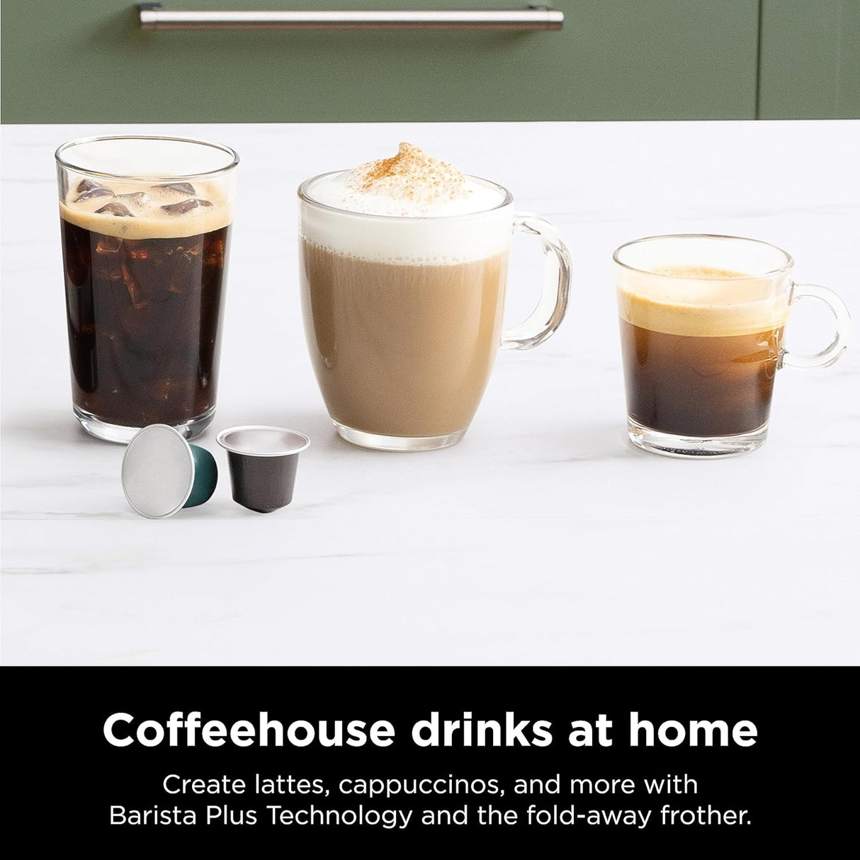 Máquina de Café Espresso Ninja, 3 estilos, CFN601