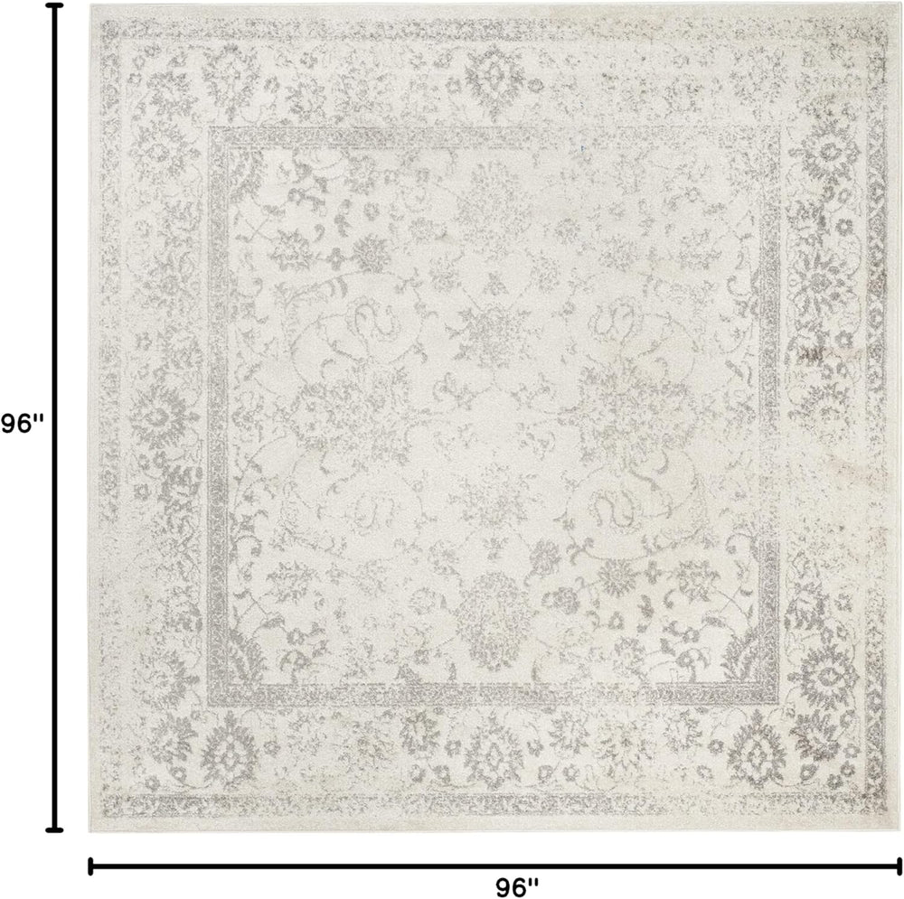 Alfombra Área Cuadrada, Diseño Oriental Distress, Modelo ADR109C