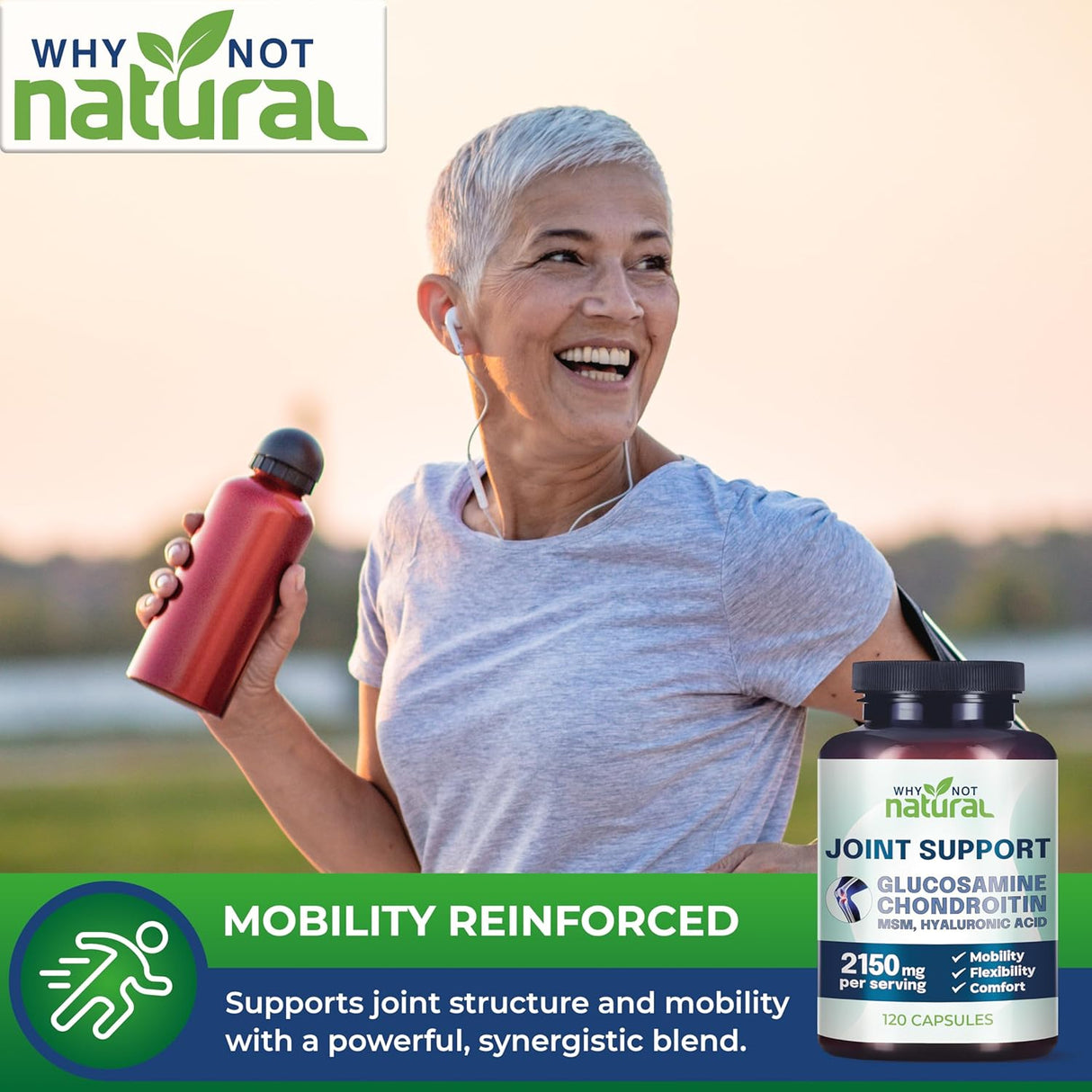 Suplemento Articular Natural - Why Not - Glucosamina y MSM